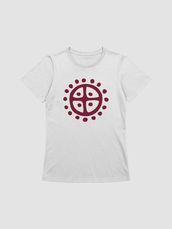 Burgundy Sun Wheel Women's T-shirt product image (1)