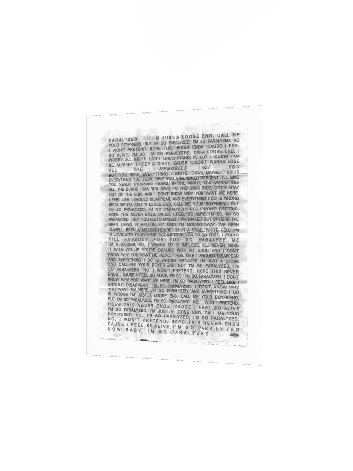 PARALYZED XEROX POSTER product image (4)