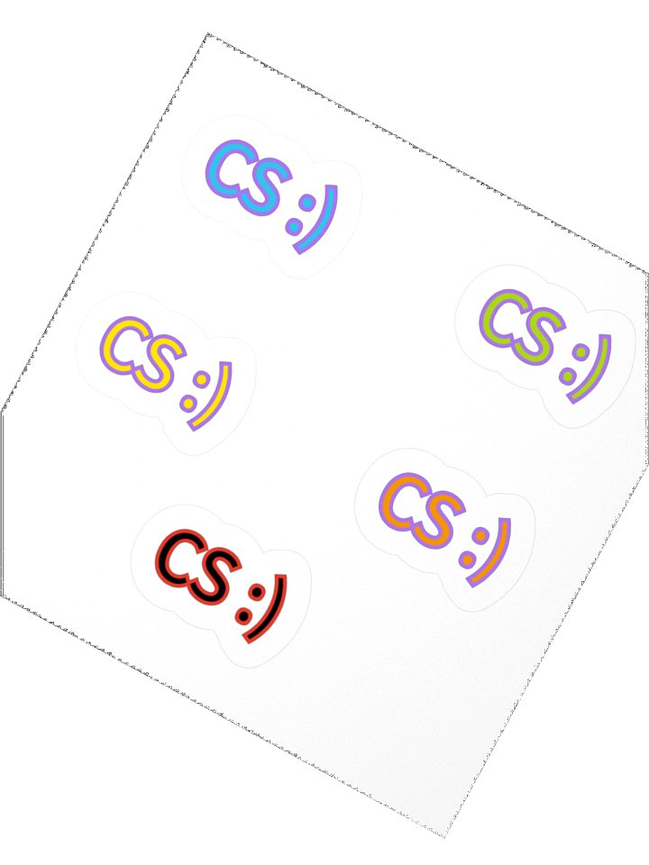CS :) Sticker 5PK product image (2)