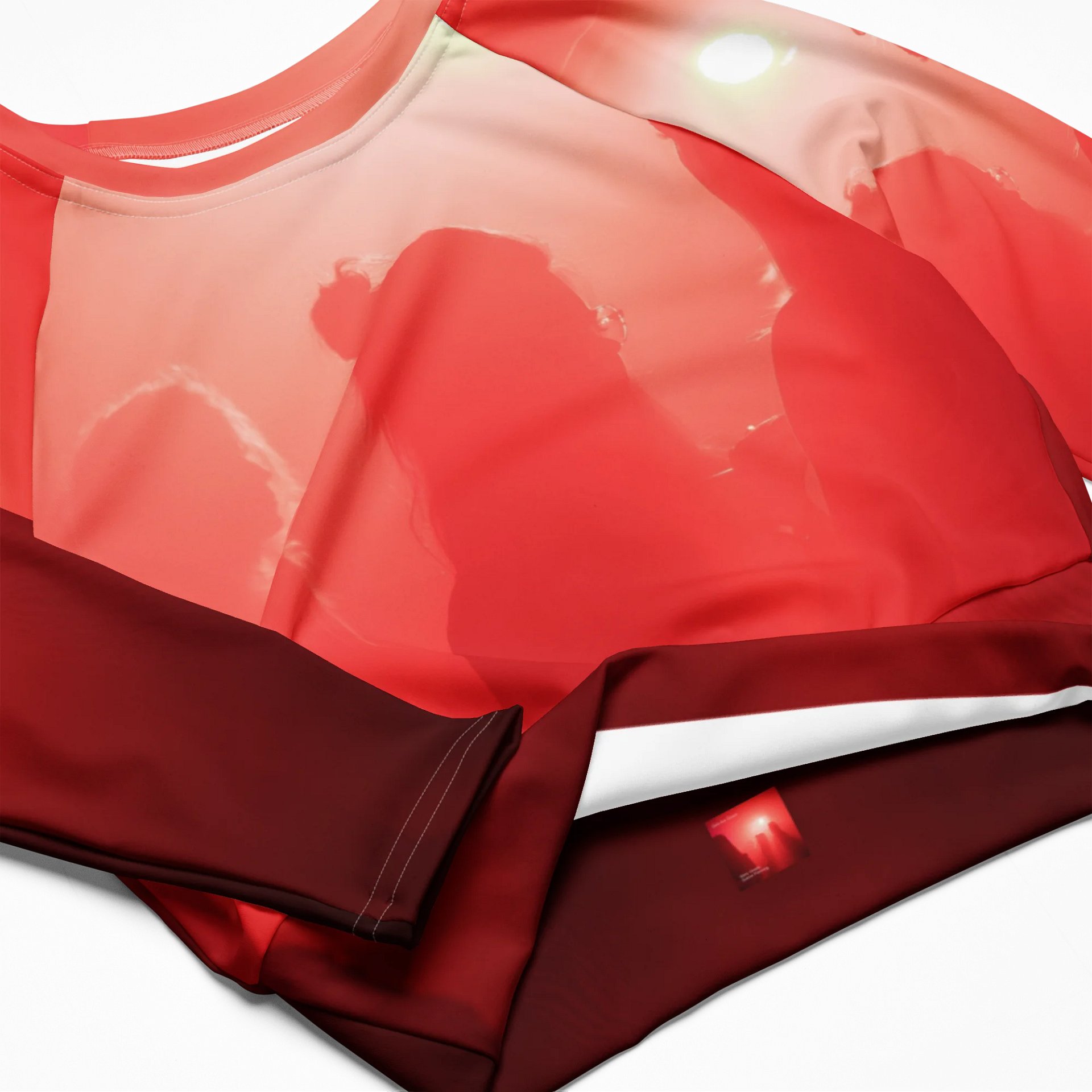 'Girls Are Down' Eco All-Over Print Crop Top product image (4)