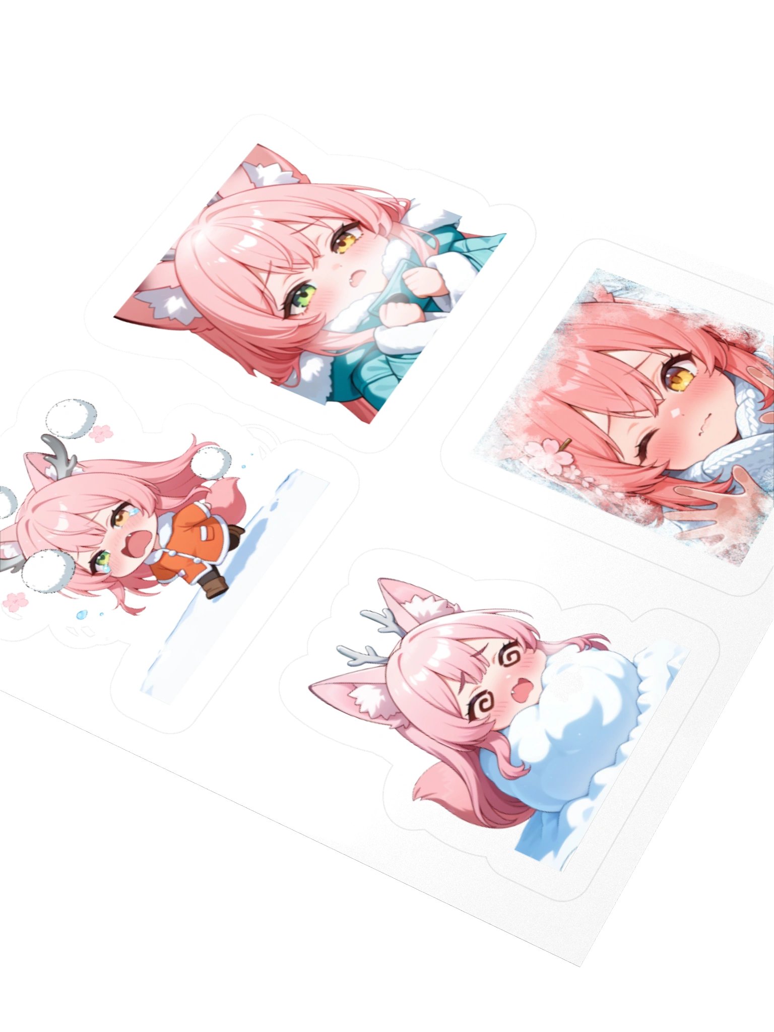 Snowed In Fox Sticker Pack product image (3)