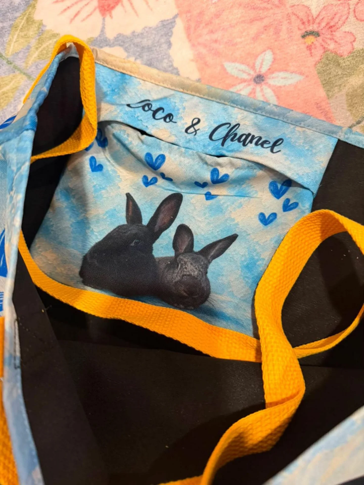 LARGE TOTE BAG WITH POCKET & ALL-OVER PRINT product image (3)