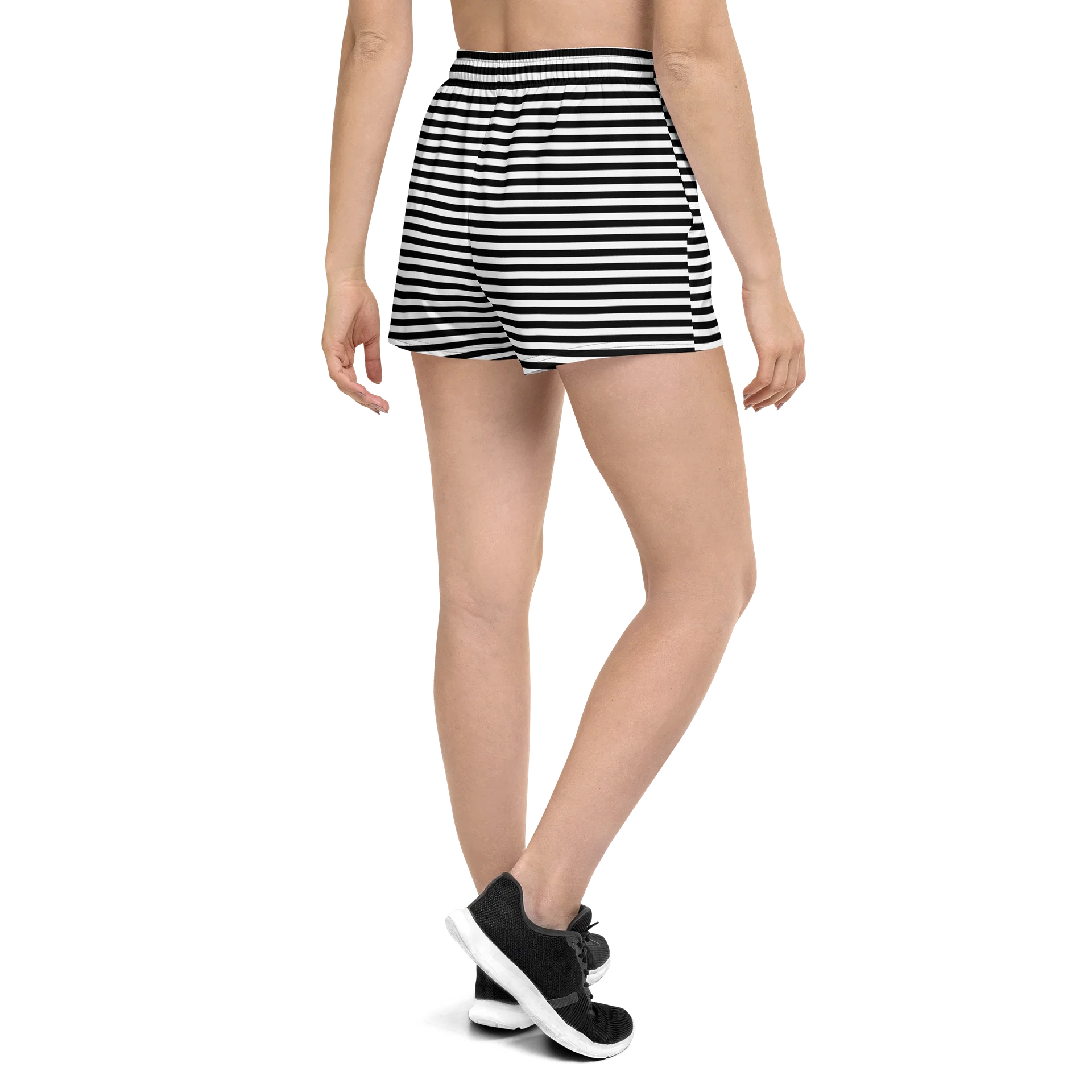 Black and White Stripped Shorts product image (4)