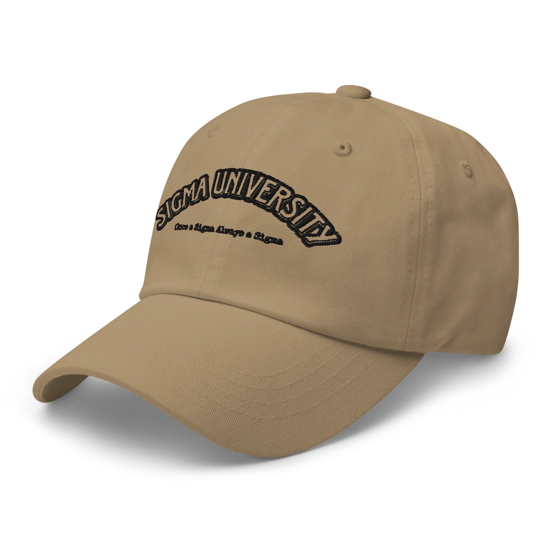 Sigma University Hat (Black Text) product image (9)