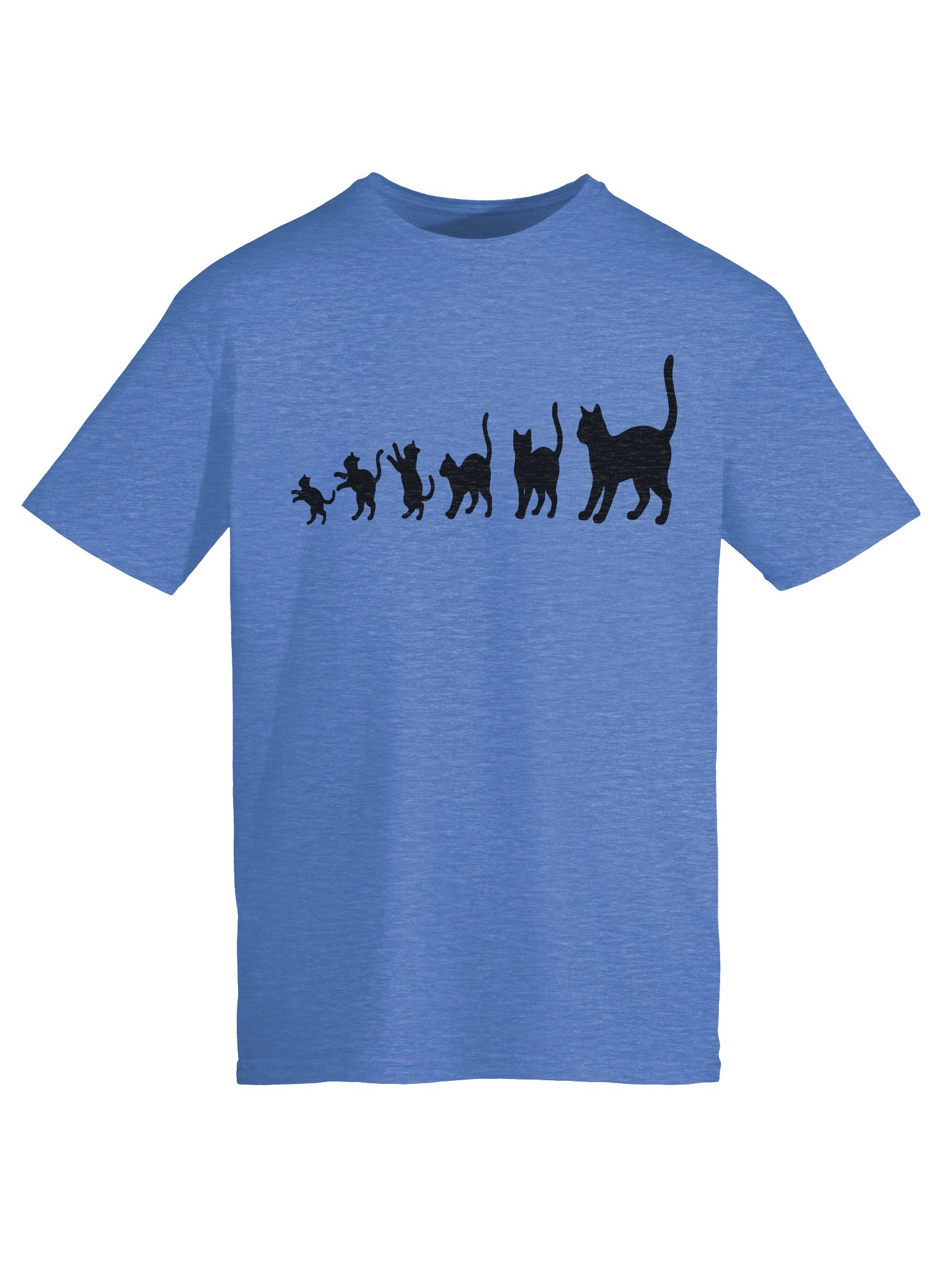 Pawsitive Progression: Premium Cotton Feline Graphic Tee product image (9)