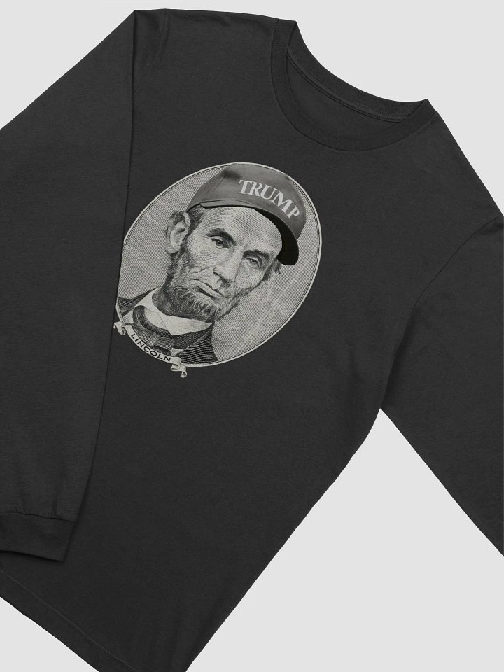 Vintage Abe Lincoln Trump Hat - Long Sleeve Tee product image (2)