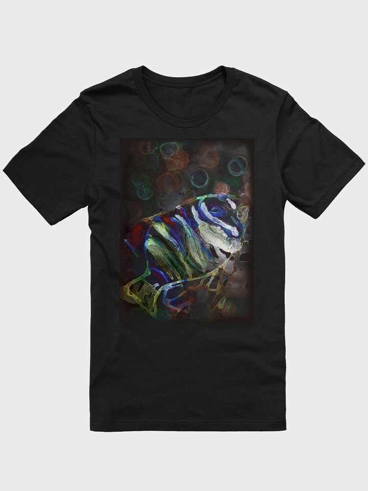"Ink Depths: Midnight Fish Tee" "Abyssal Flow" (Traditionally Female Anatomy ) product image (1)