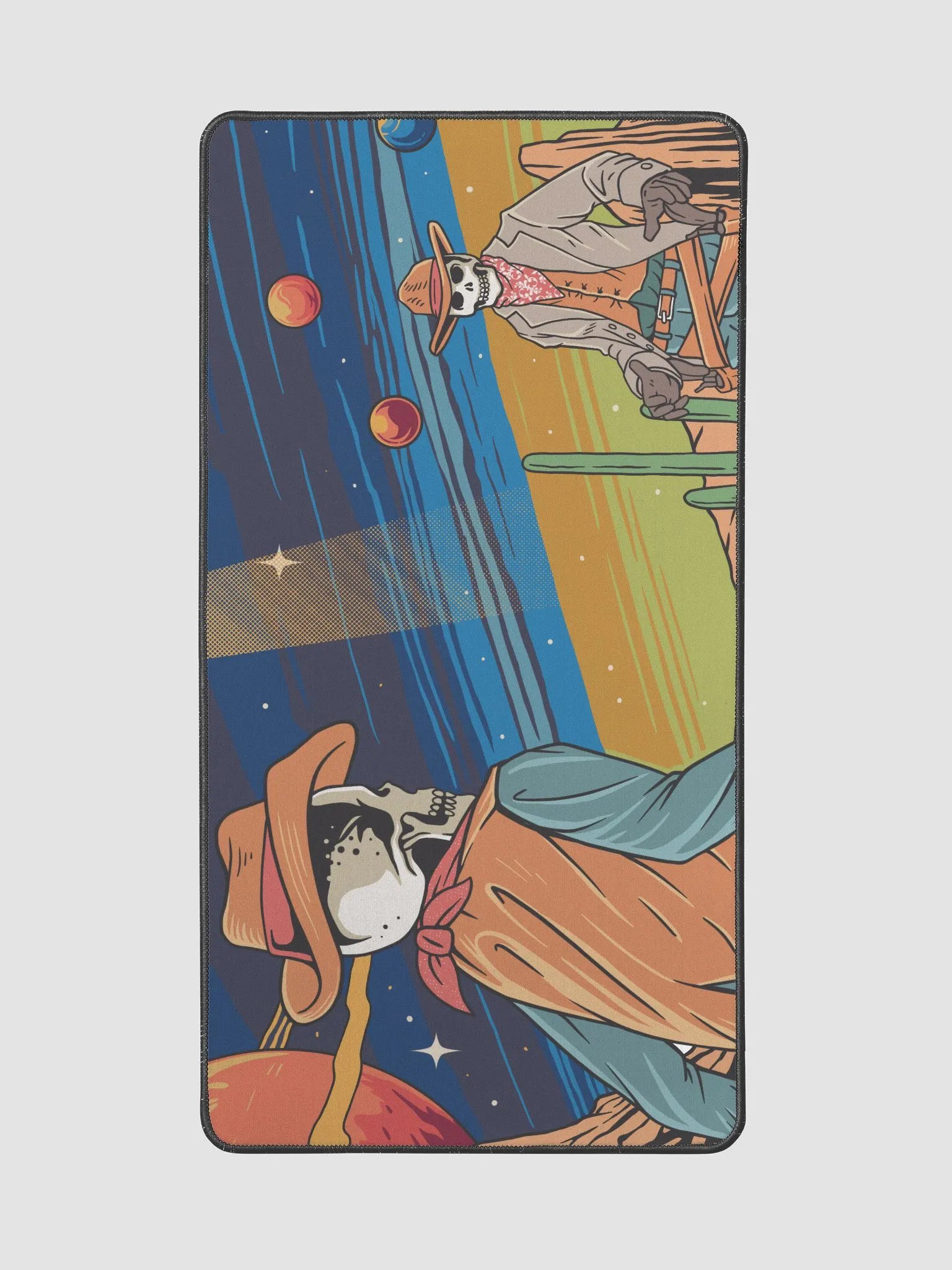 Skeleton Space Cowboys Desk Mat product image (2)