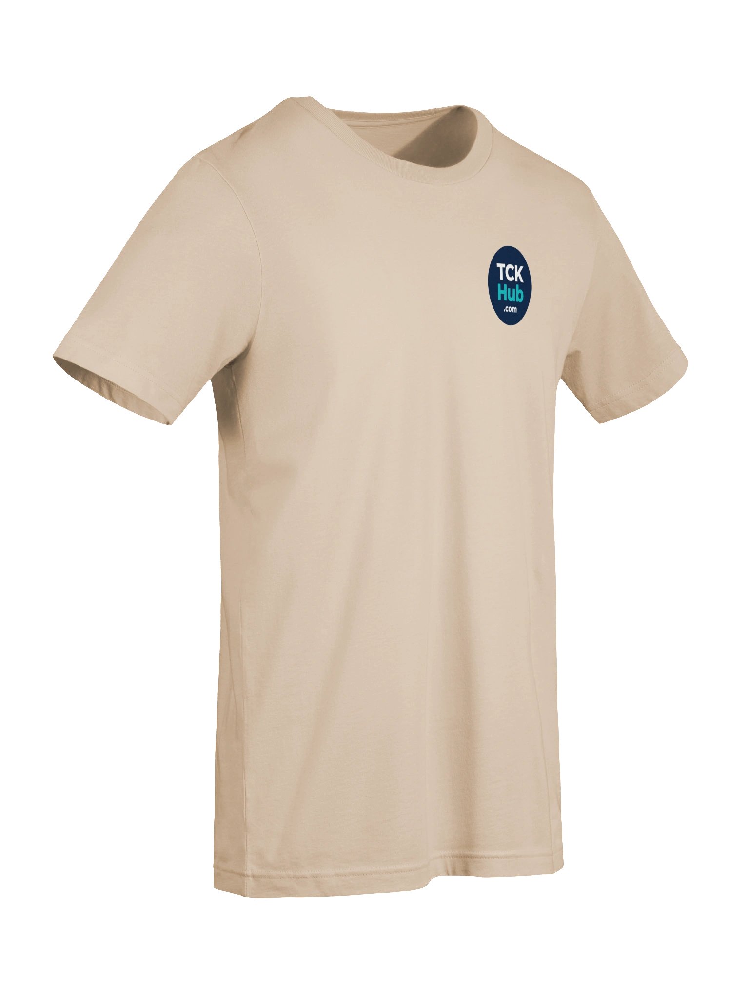 TCK Hub Round Logo Tee, Left Chest (Navy Badge) product image (20)