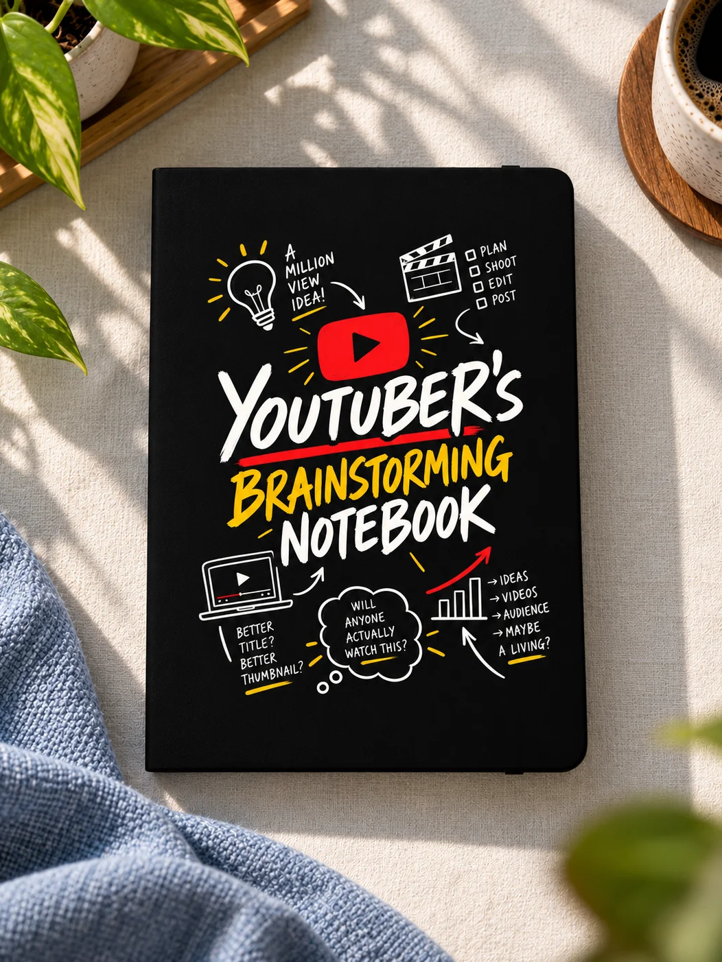 YouTuber Brainstorming Notebook product image (1)