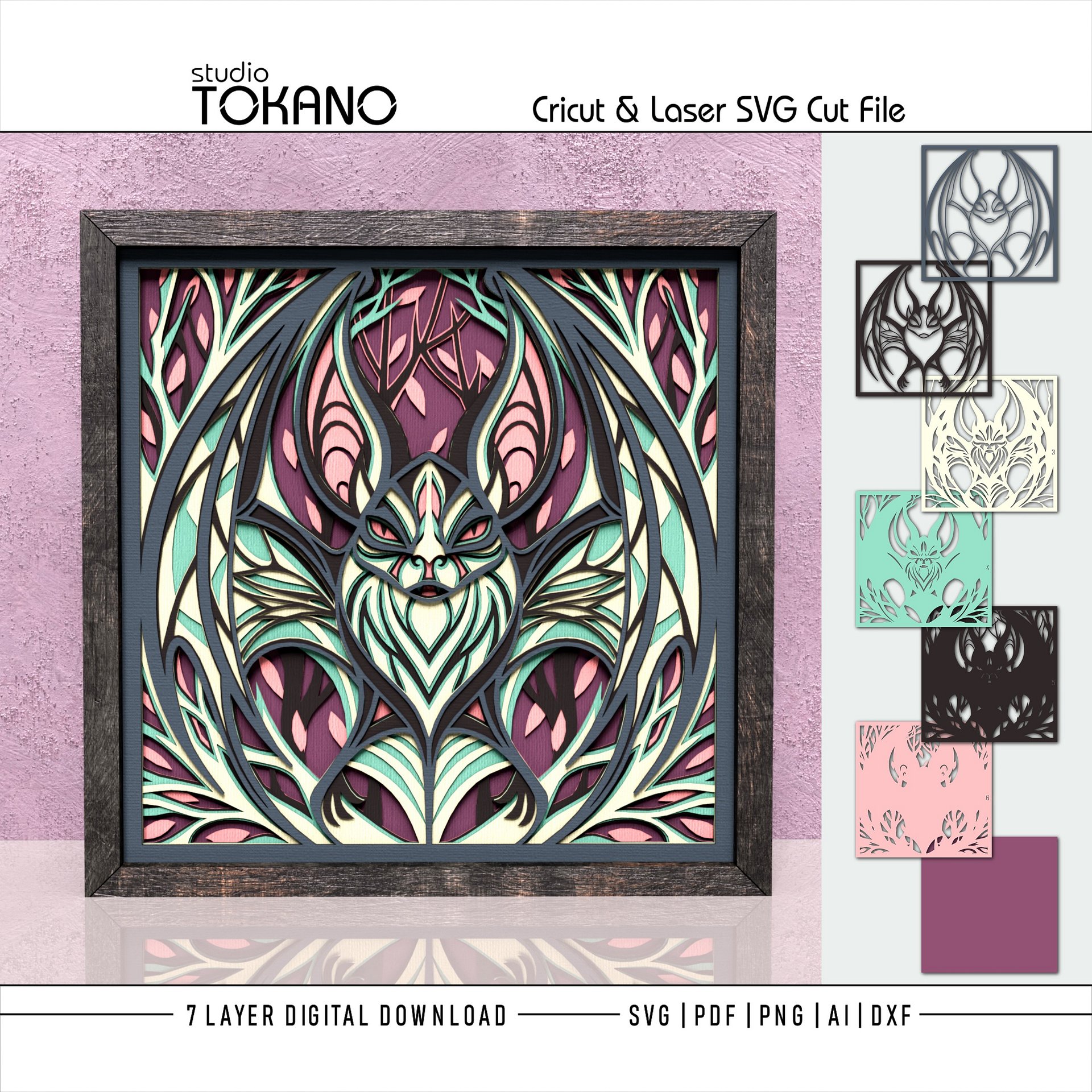 Bat Shadow Box product image (7)