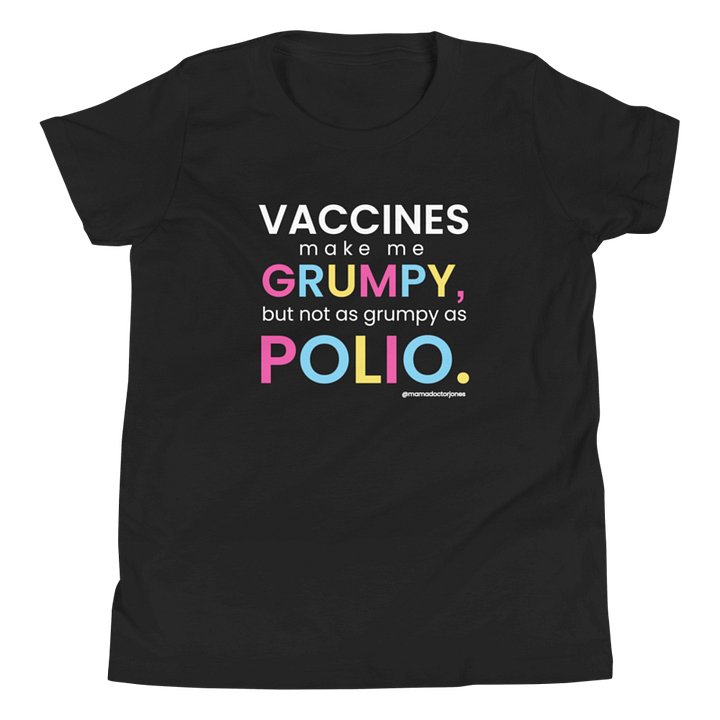 Polio Youth Tee - Black product image (1)