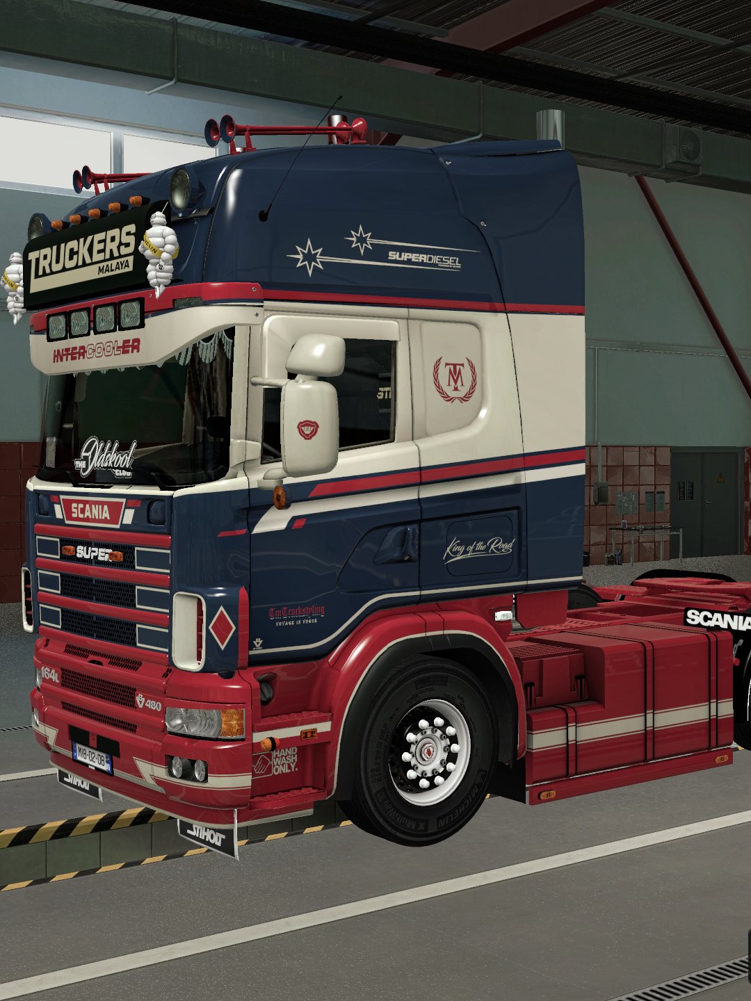 Early Access! ETS2 TM Scania RJL Skin Pack 4 - R4 R5 & R6 Changeable Multicolor Skin Pack + Schmitz Trailer Skin product image (5)