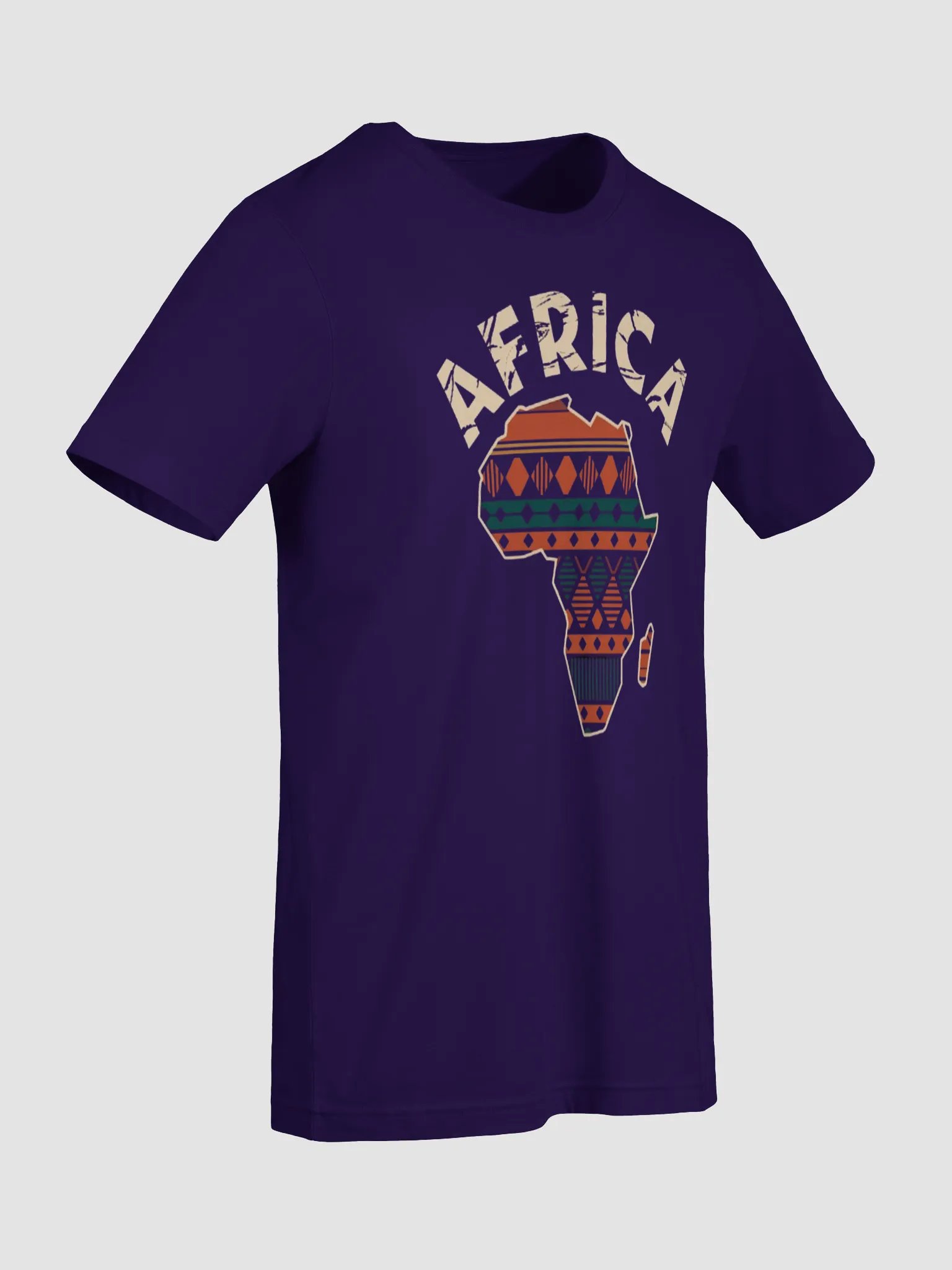 Africa Map African Print Pattern Pan Africa Supersoft T-shirt product image (92)