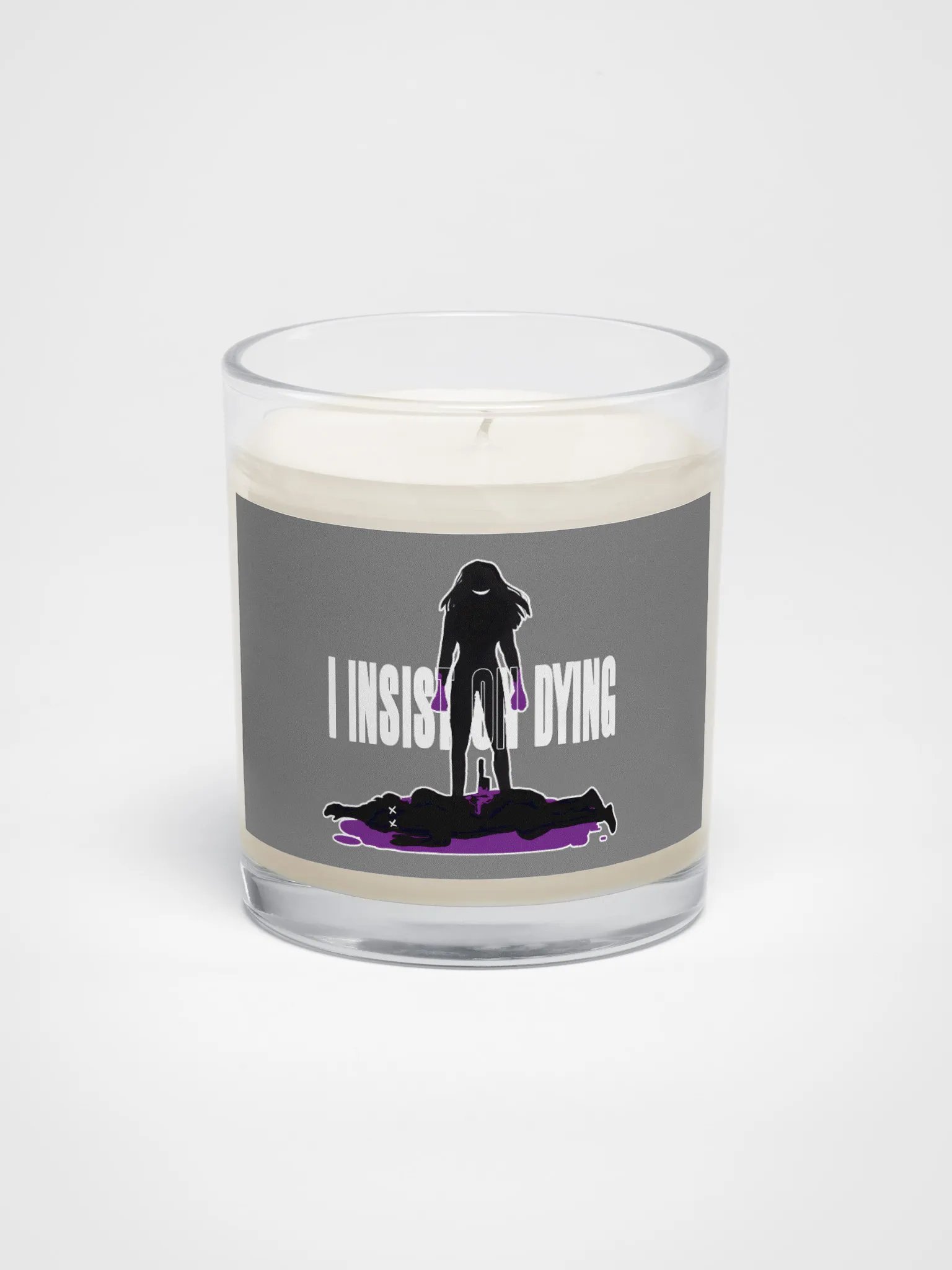 I Insist On Dying Candle product image (1)