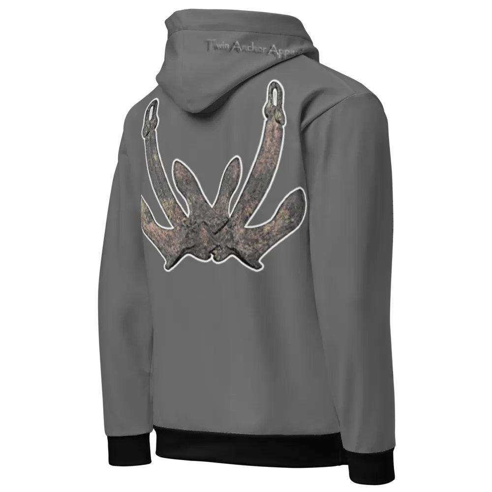 2 Anchor (Gray) – Performance Marine Wear | Twin Anchor Apparel North Current Line product image (8)
