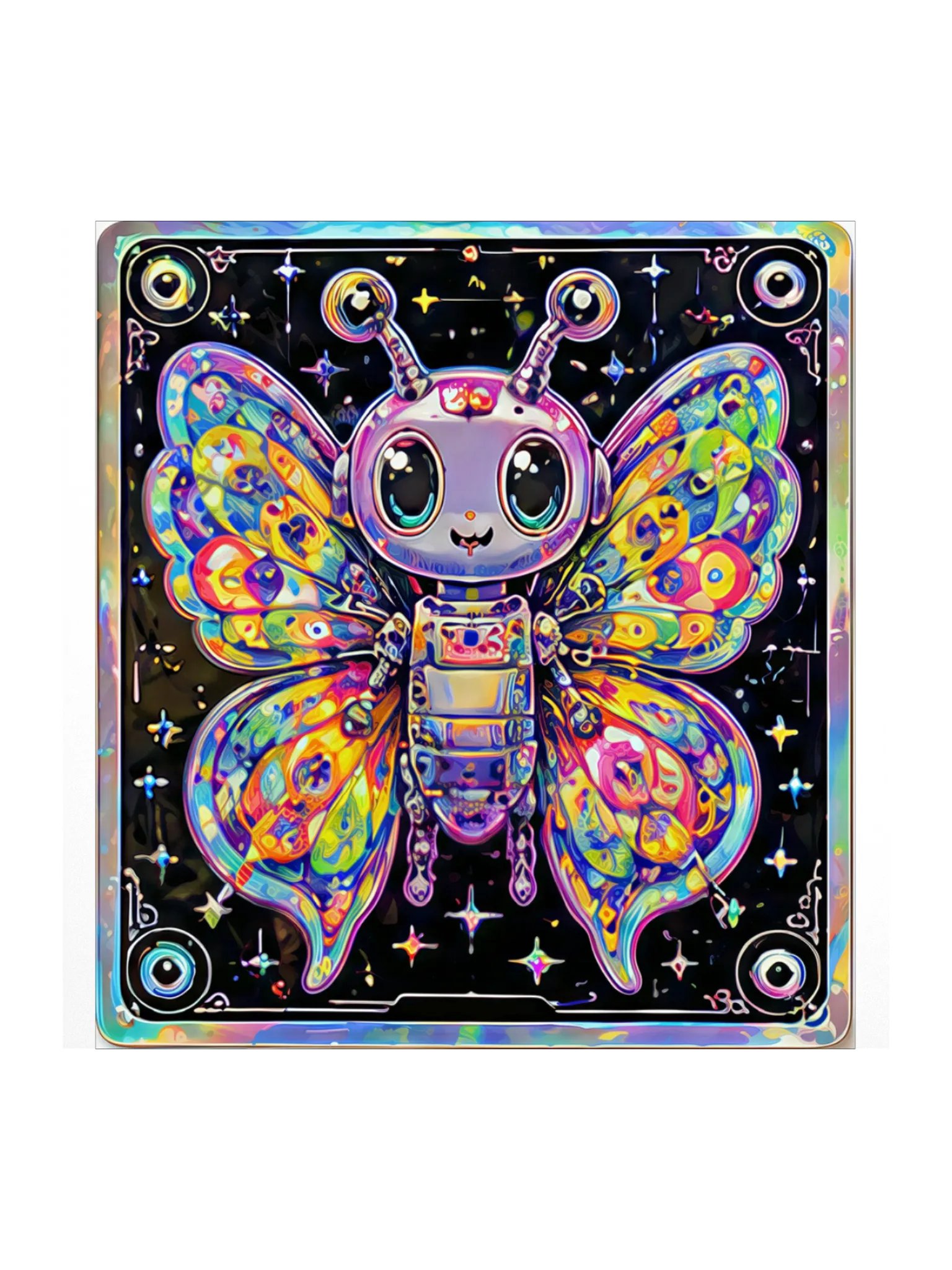 Mecha Butterfly Sticker product image (1)