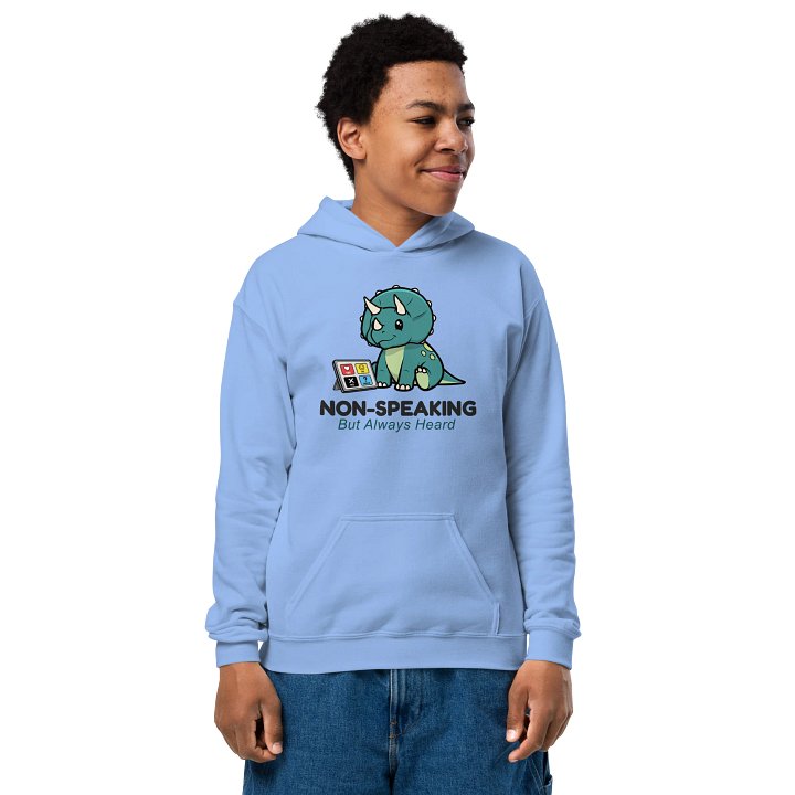 Non-Speaking, But Always Heard - Youth Hoodie product image (1)