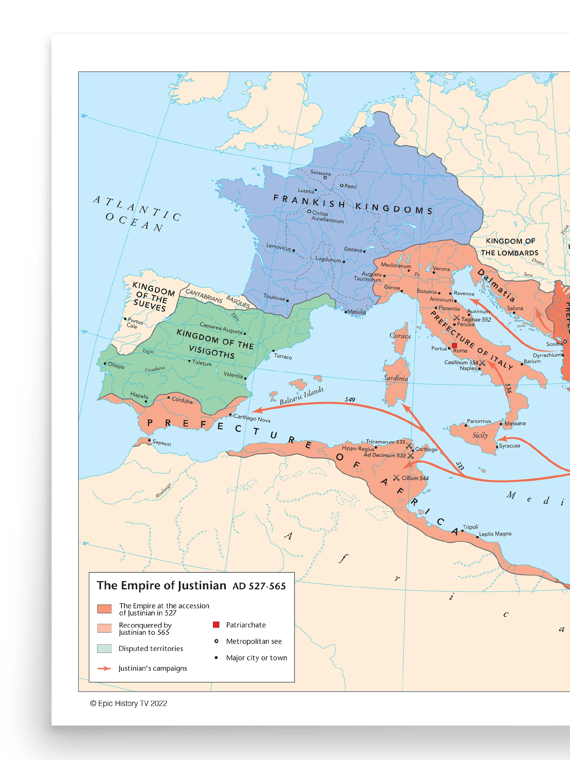 Empire of Justinian - Poster product image (2)