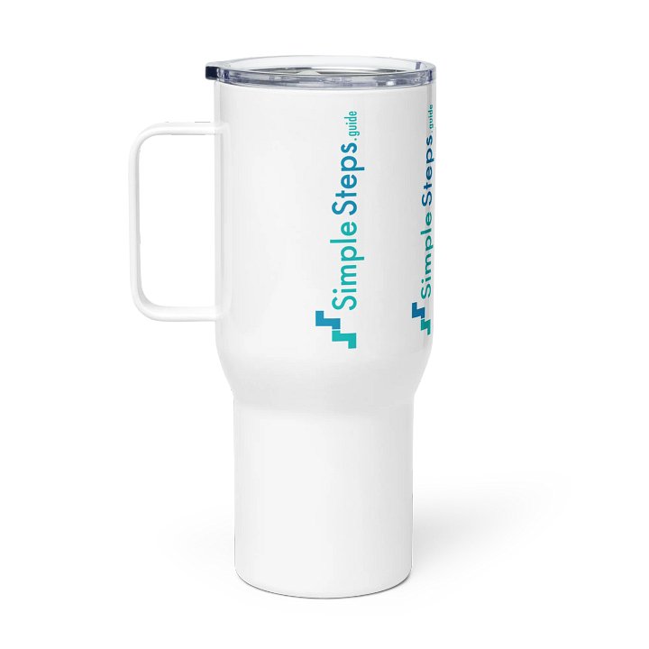 SimpleSteps.guide branded Travel Mug product image (1)