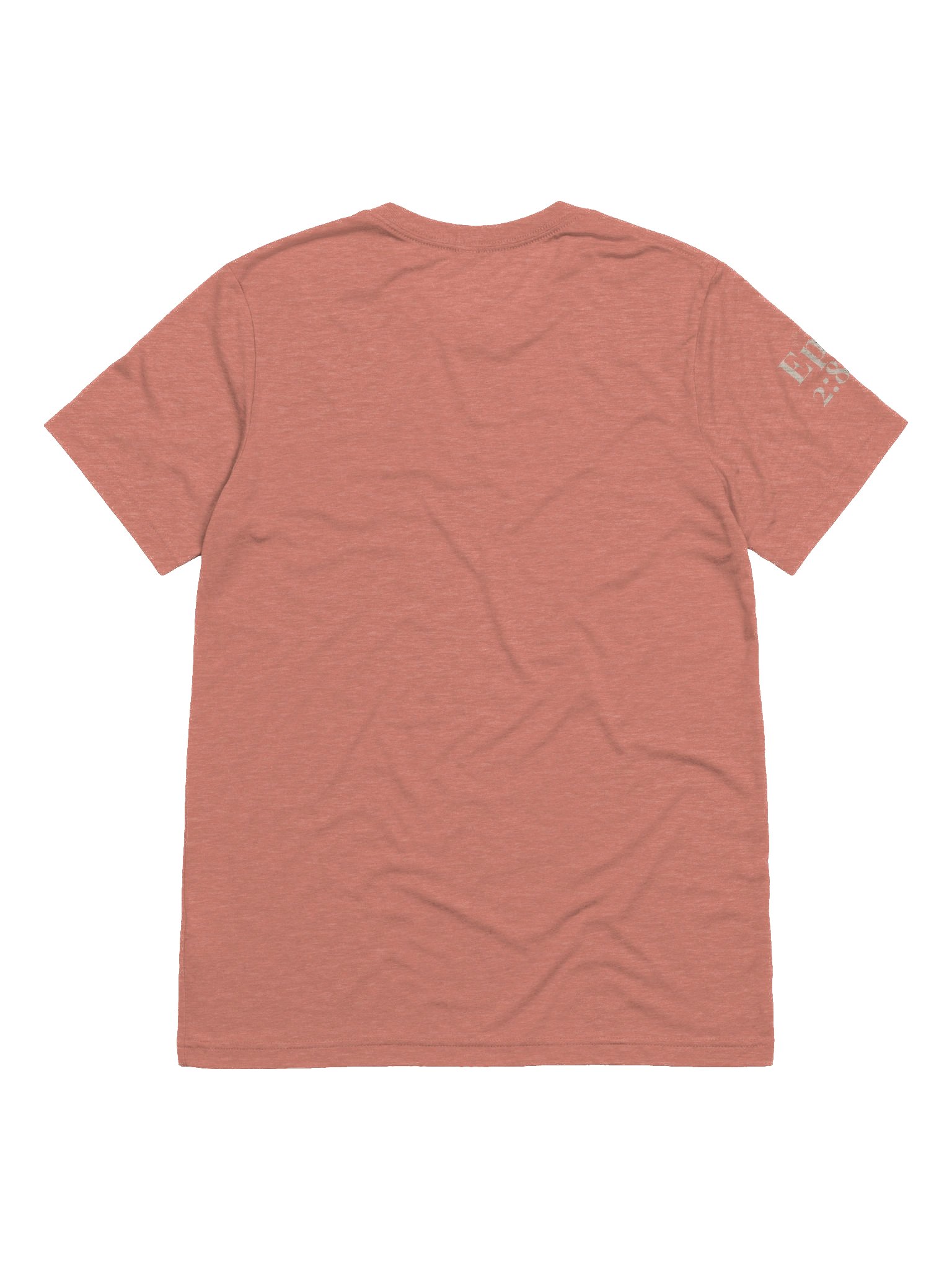Through Faith Tee – Ephesians 2:8‑9 (Light) \| By Grace Capsule product image (2)