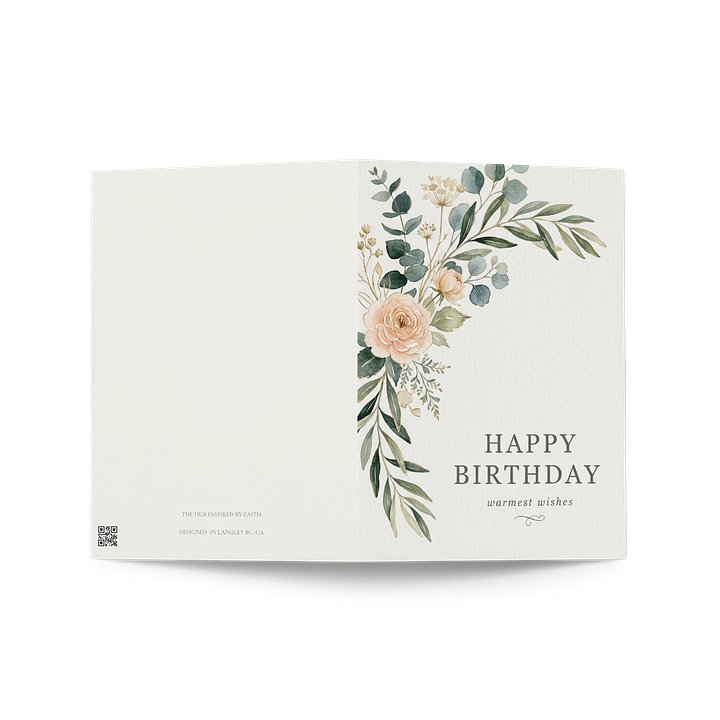 Elegant Floral Birthday Card product image (2)