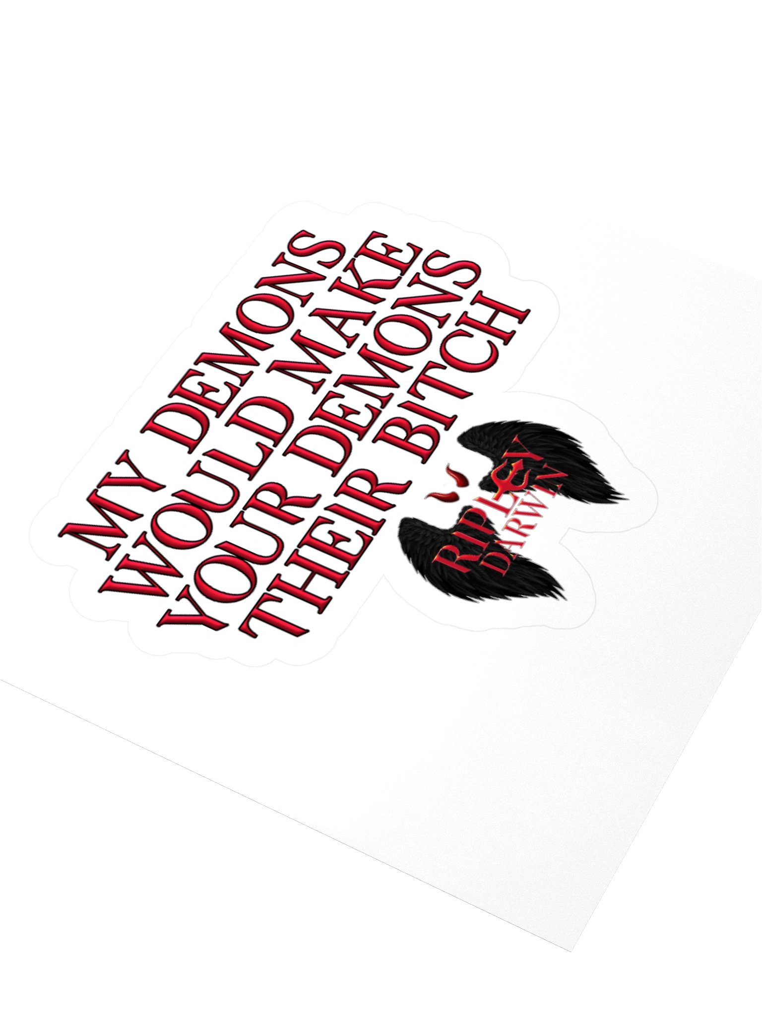 On One - My Demons Sticker product image (8)