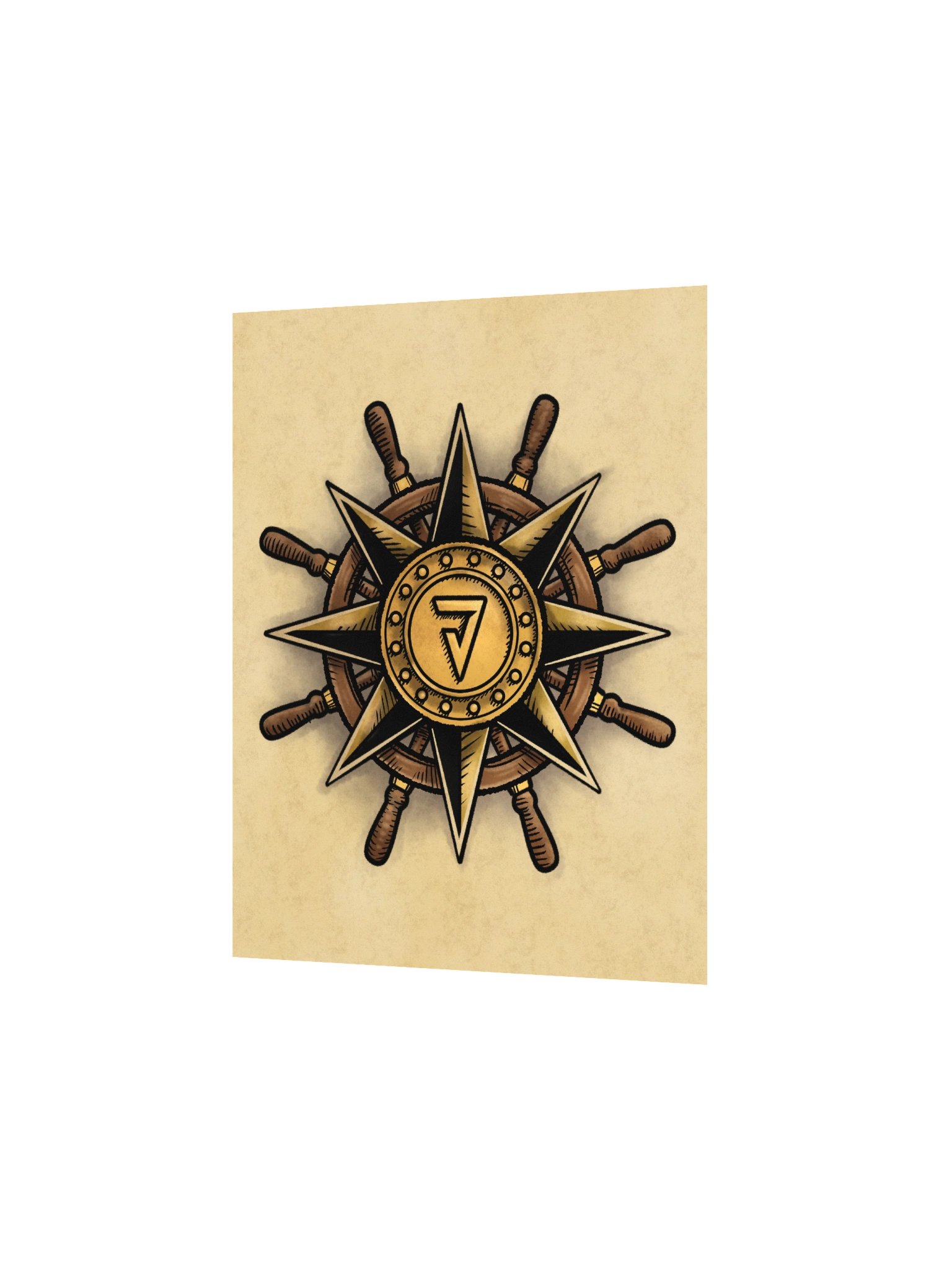 Jevination Compass Rose Poster! (Small Size) product image (2)