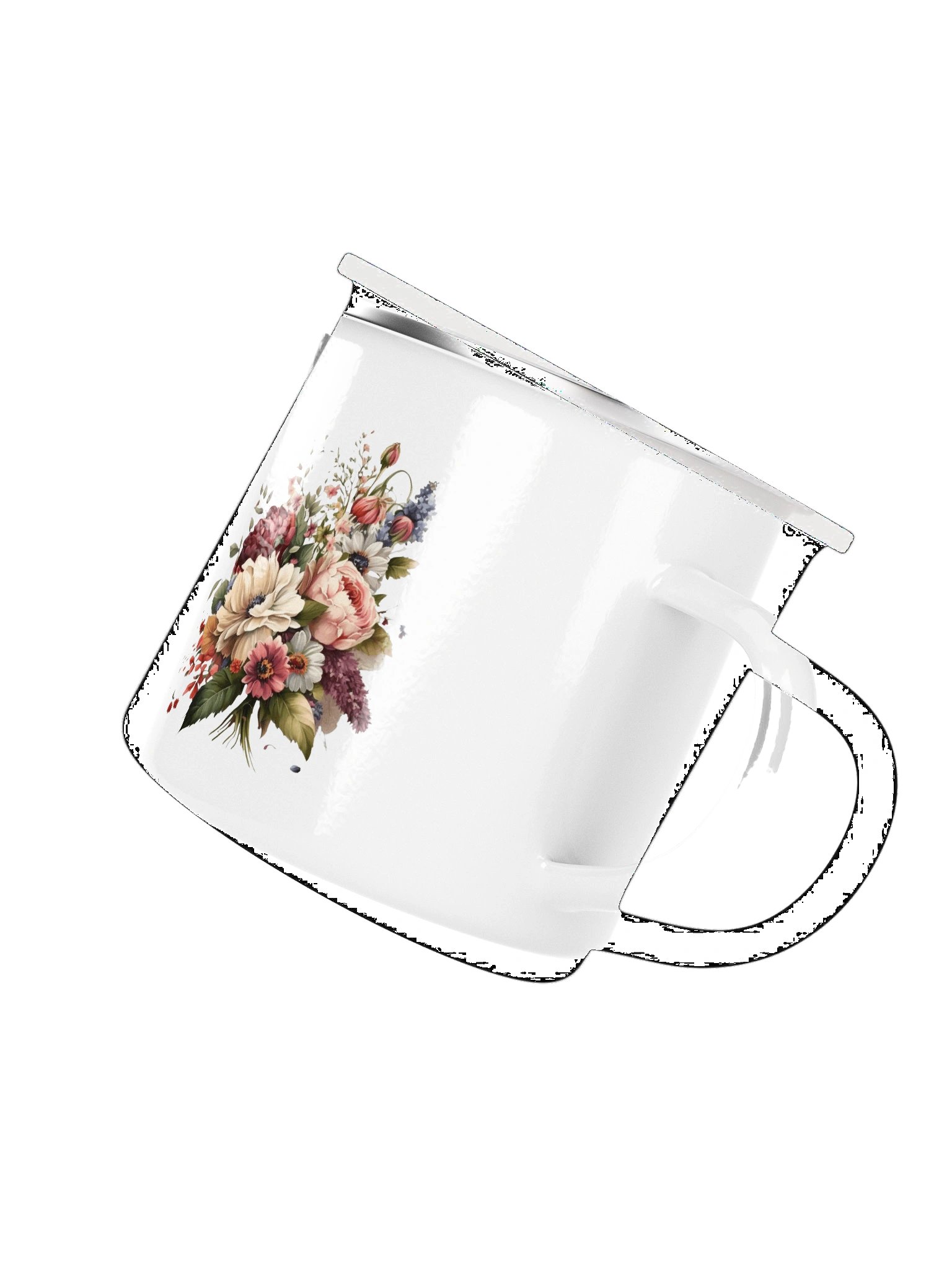 Flowers C Enamel Mug product image (3)