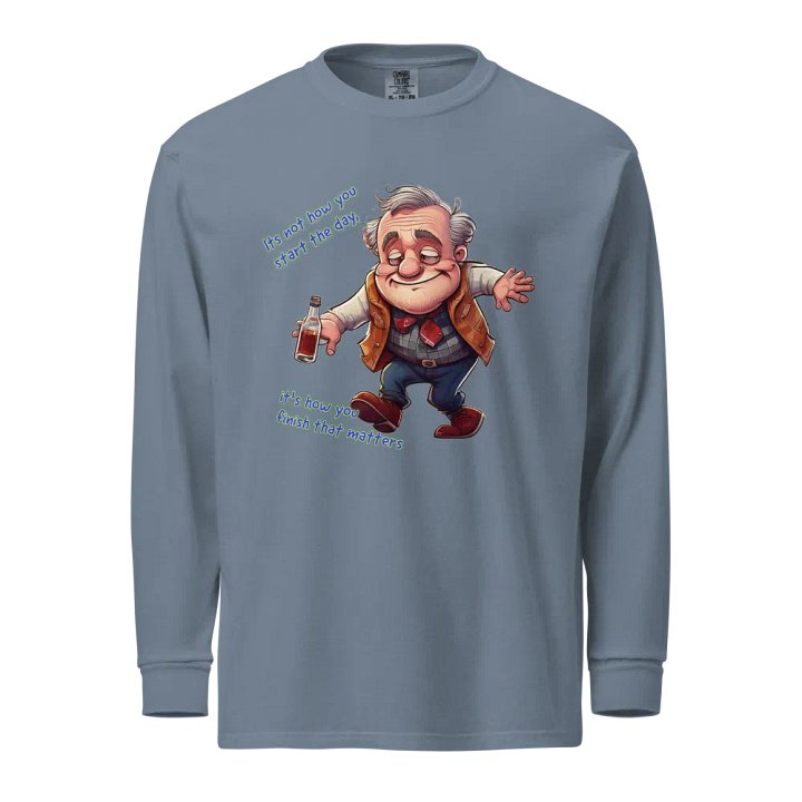 Finishing The Day - Men's Long Sleeve Shirt product image (5)