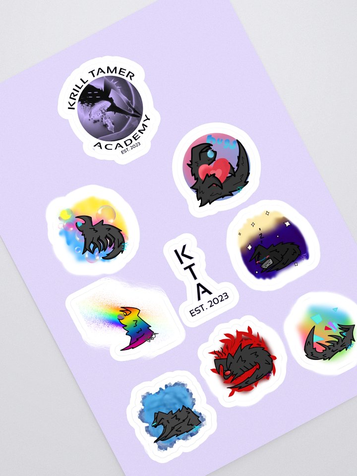 Krill Tamer Academy Emoji Sticker Sheet product image (1)