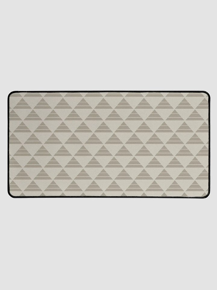 Desk Mat - Japanese Beige Uroko Pattern product image (1)