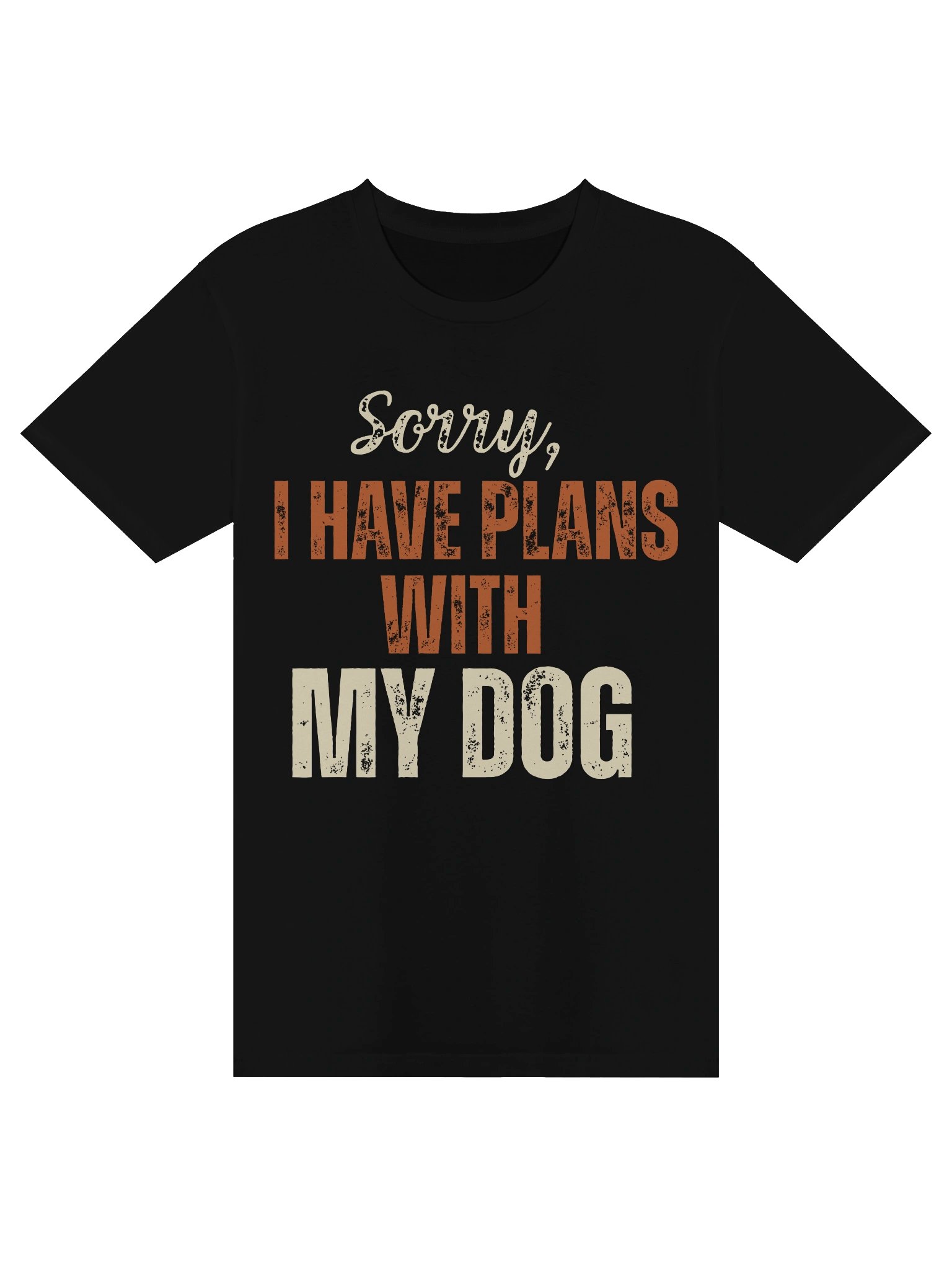 Sorry, I Have Plans With My Dog Vintage T-Shirt product image (1)