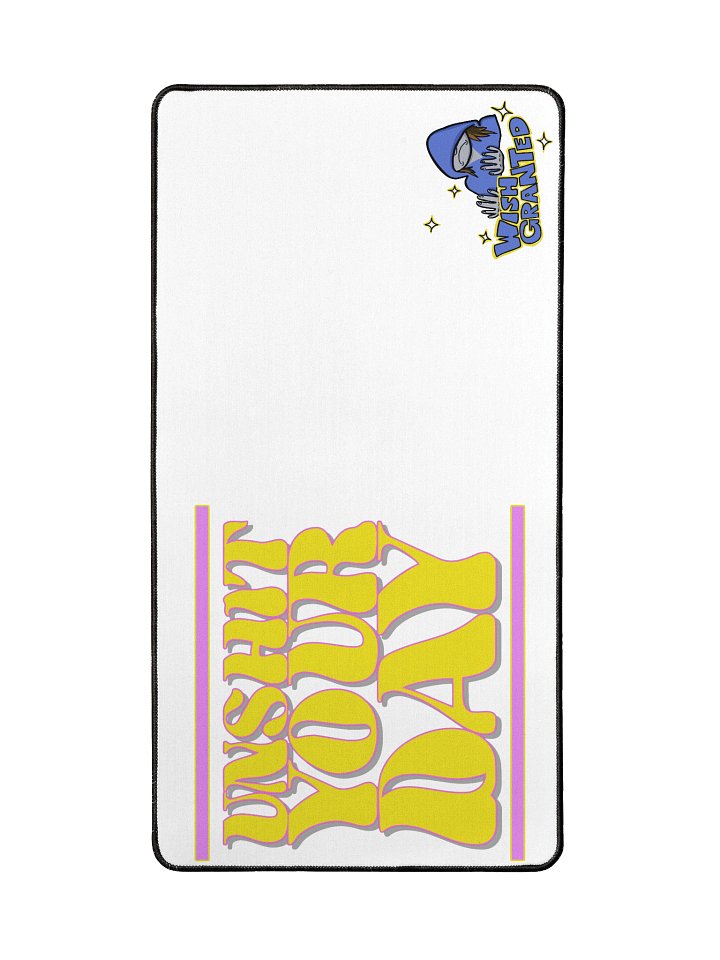 "WISH GRANTED" Desk Mat - UNSHIT YOUR DAY product image (2)