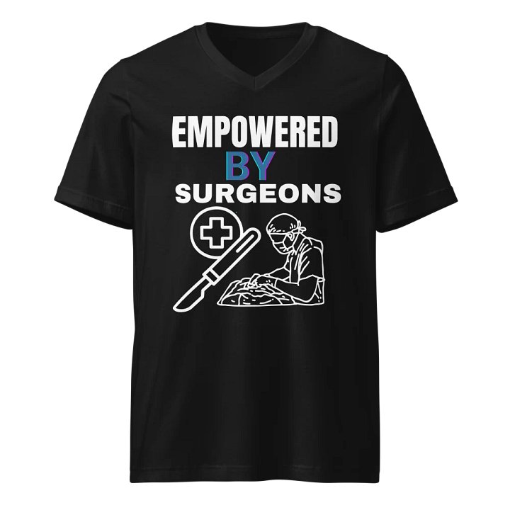Surgeons' empowerment, Stylish Medical-themed V-Neck Tee product image (1)