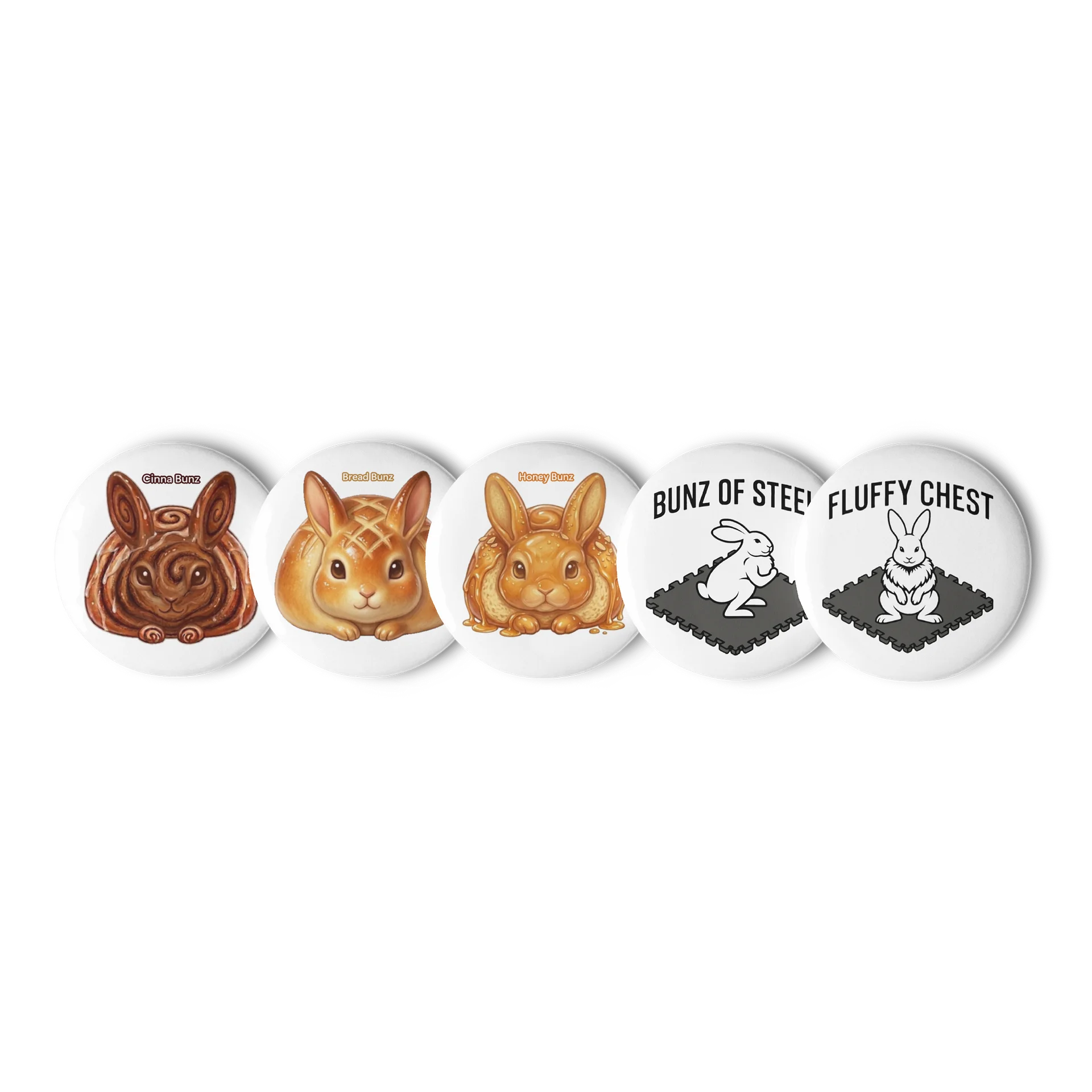 Punny Bunny Pins product image (1)