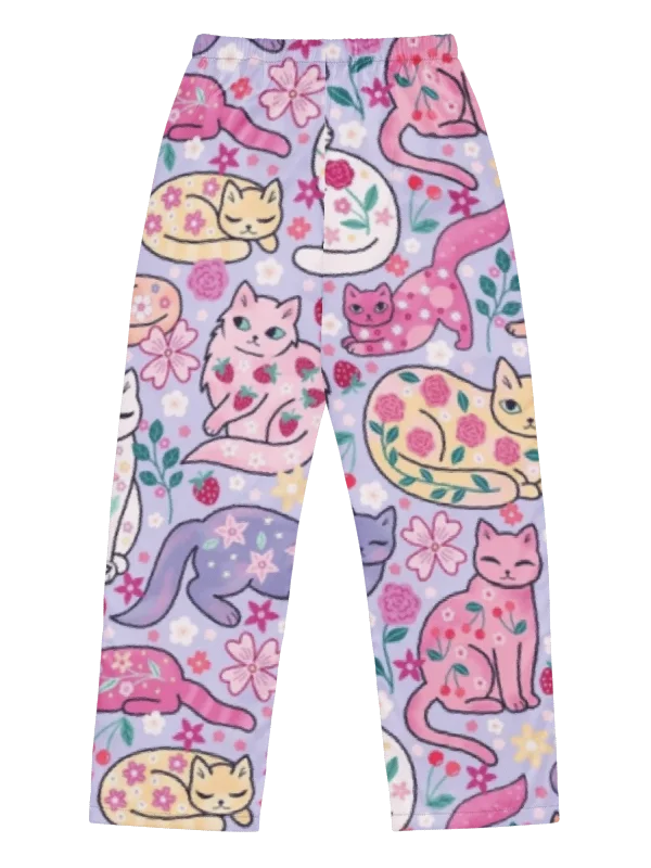 Whimsical Cat Garden Pajama Pants product image (4)
