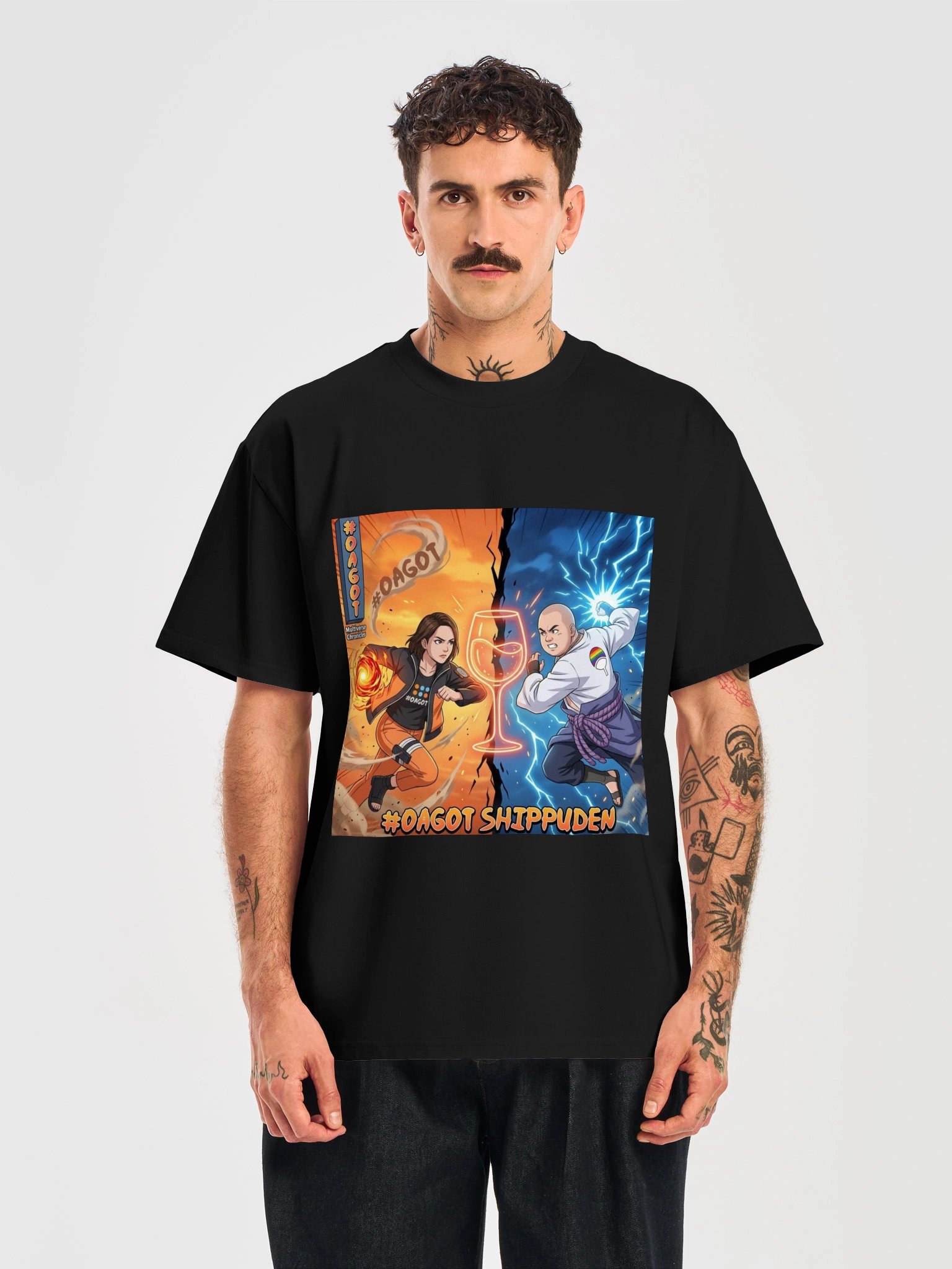 The "#OAGOT Shippuden" Heavyweight Tee product image (5)