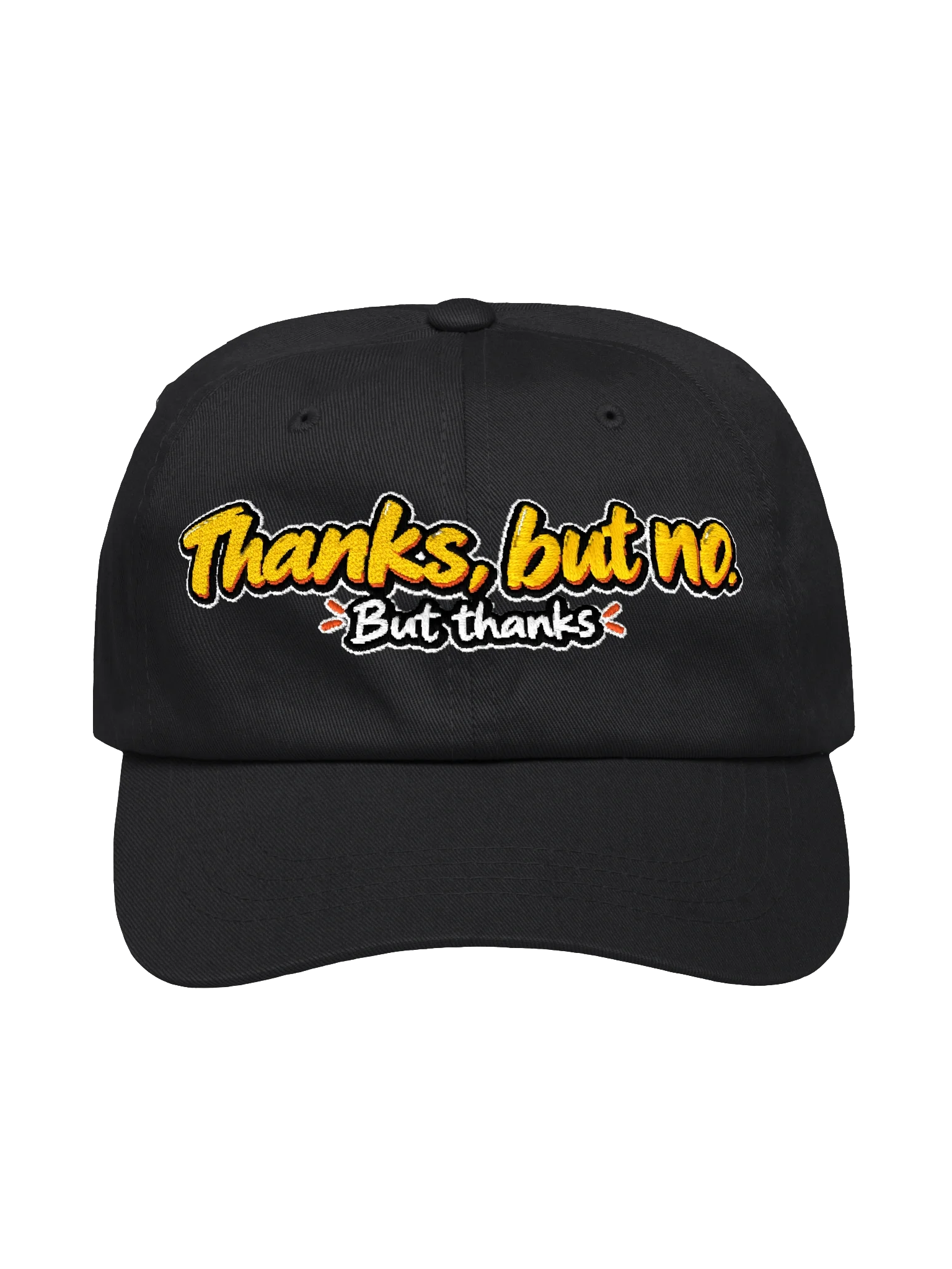 Thanks, But No. Dad Cap