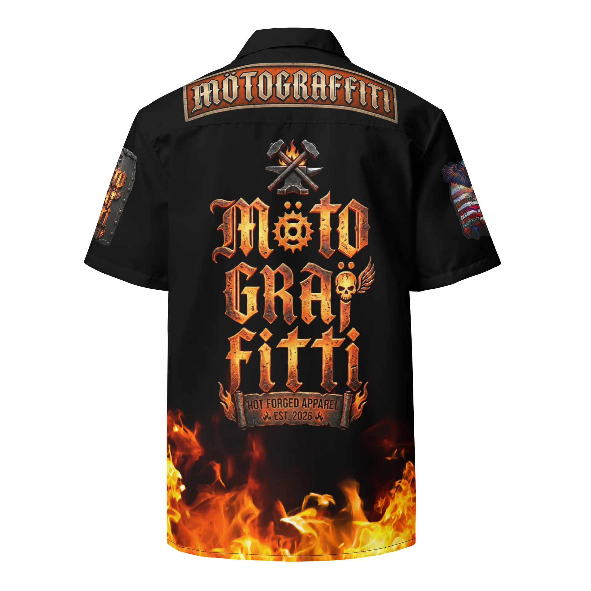 MötoGraffitti Club Shirt Forged Iron product image (2)