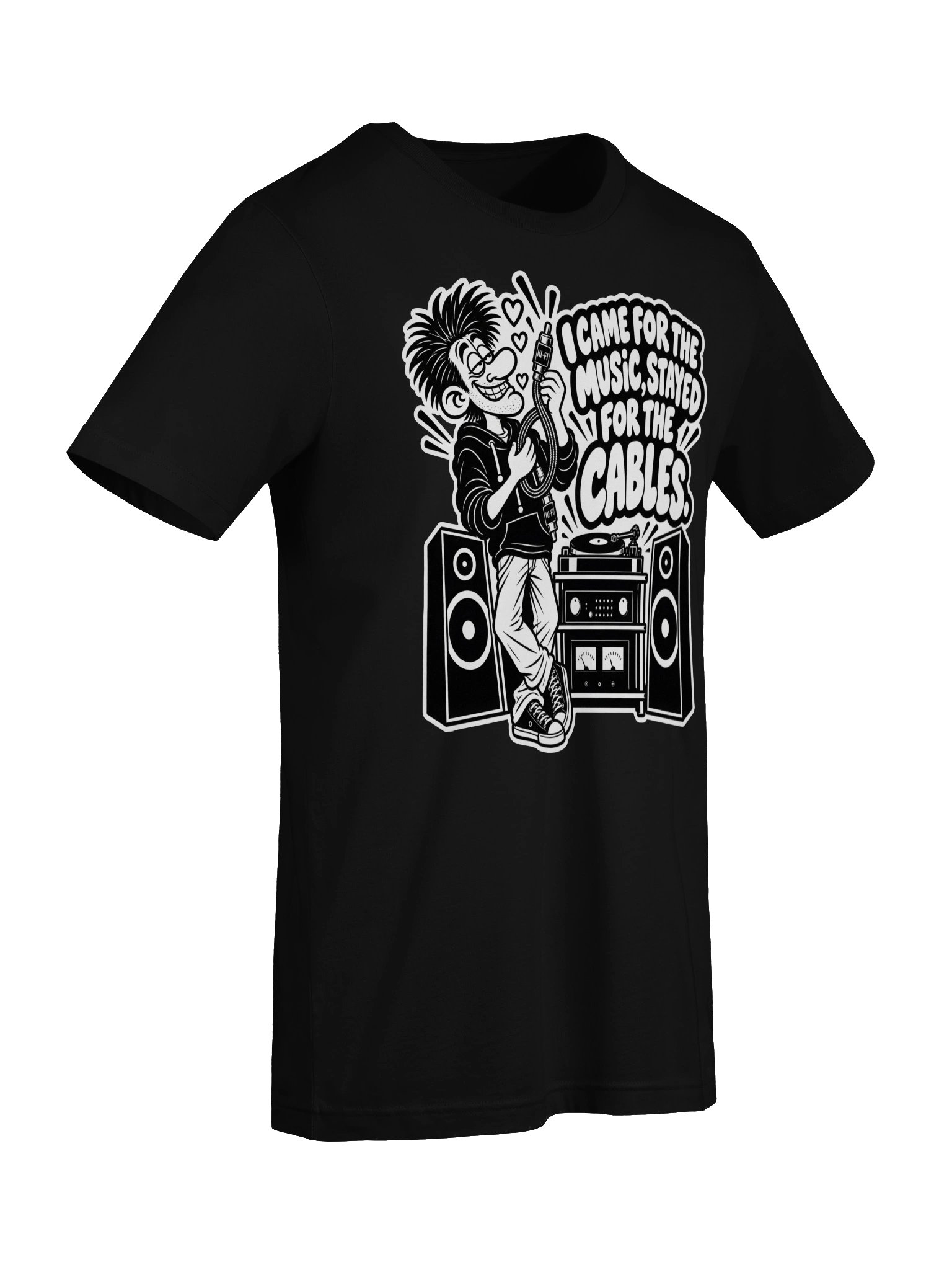 I Came For The Music, Stayed For The Cables - Unisex T-shirt product image (7)