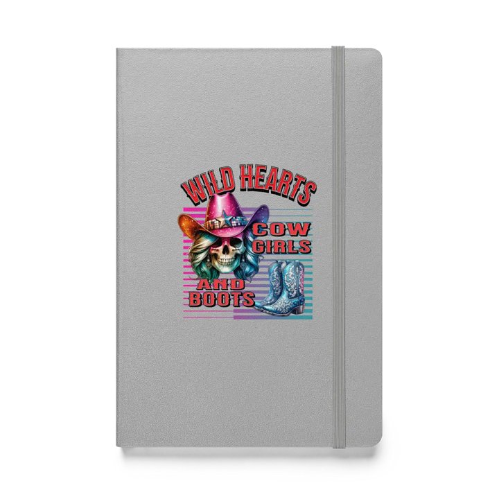 Wild Hearts Cowgirls and Boots Hardcover Notebook product image (1)