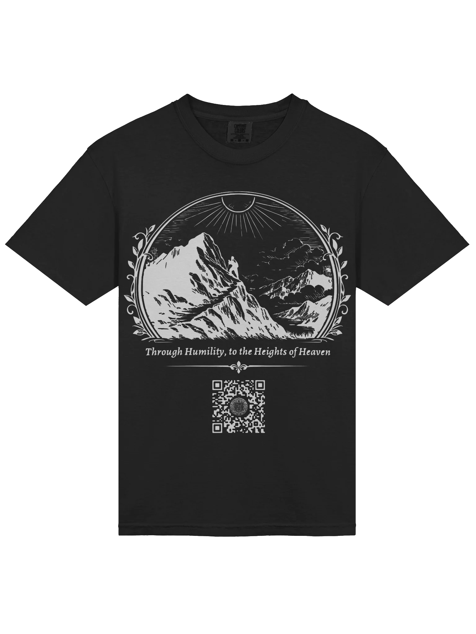 Descent Before Ascent (White on Black/Color) product image (3)
