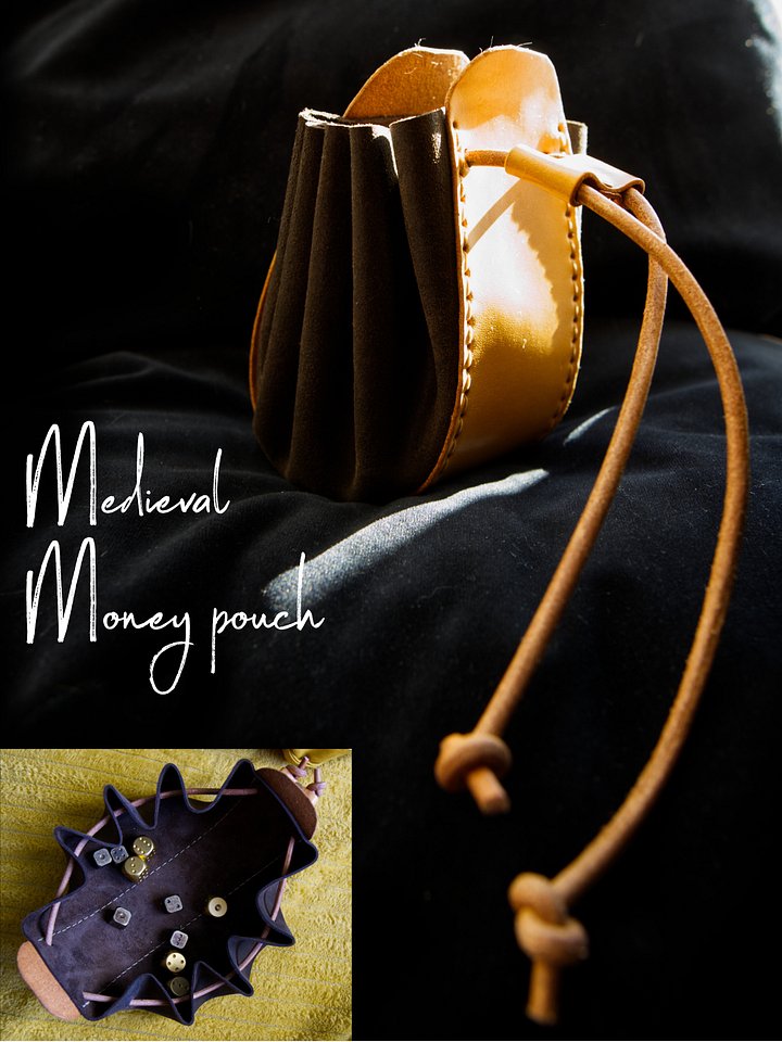 Medieval Money Pouch PDF pattern product image (1)
