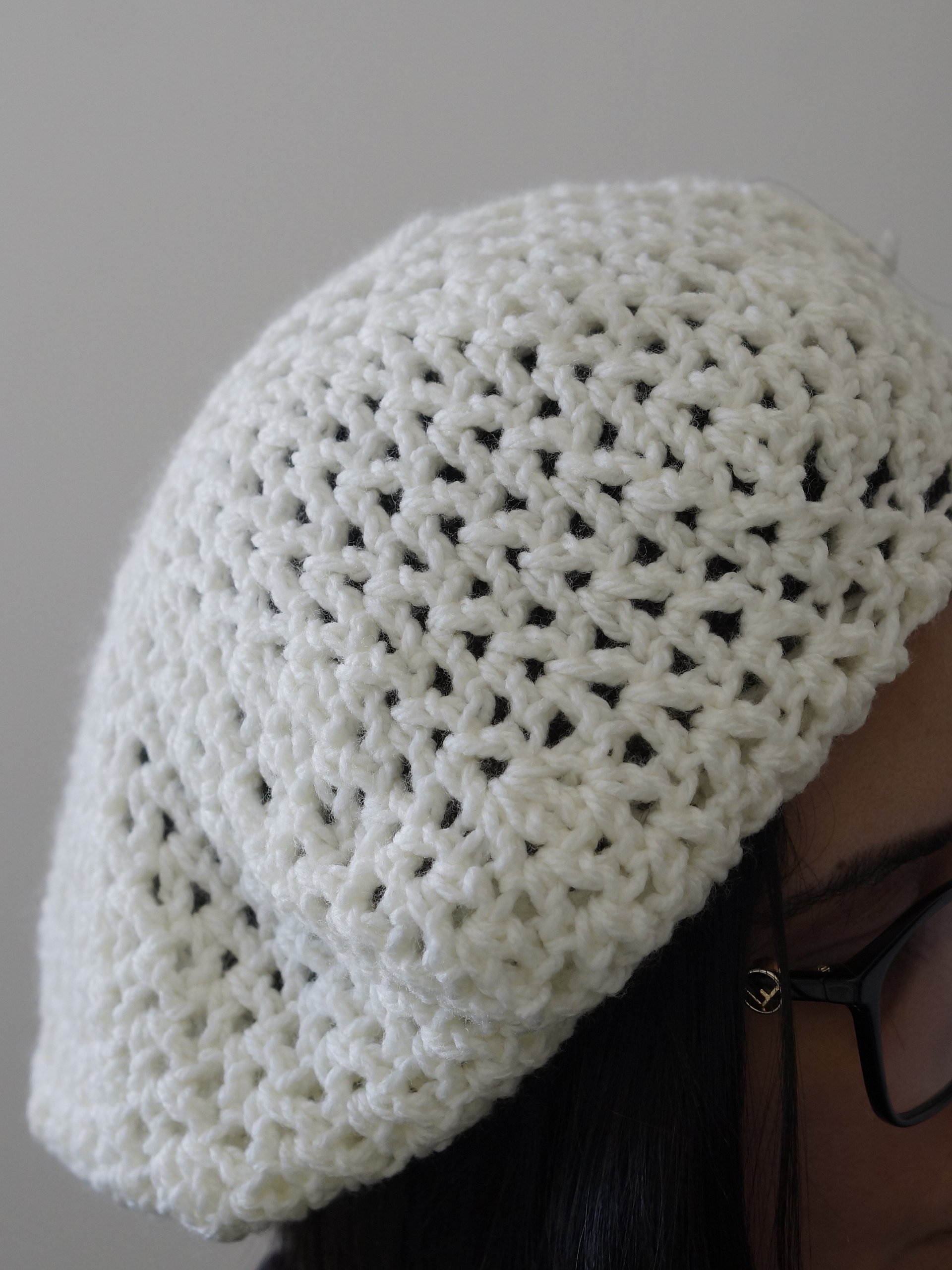 V stitch summer beret product image (3)