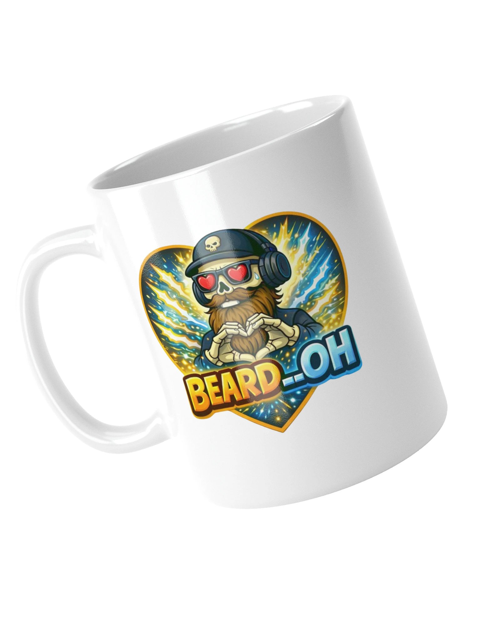 Beard__Oh Heart Logo Mug product image (5)
