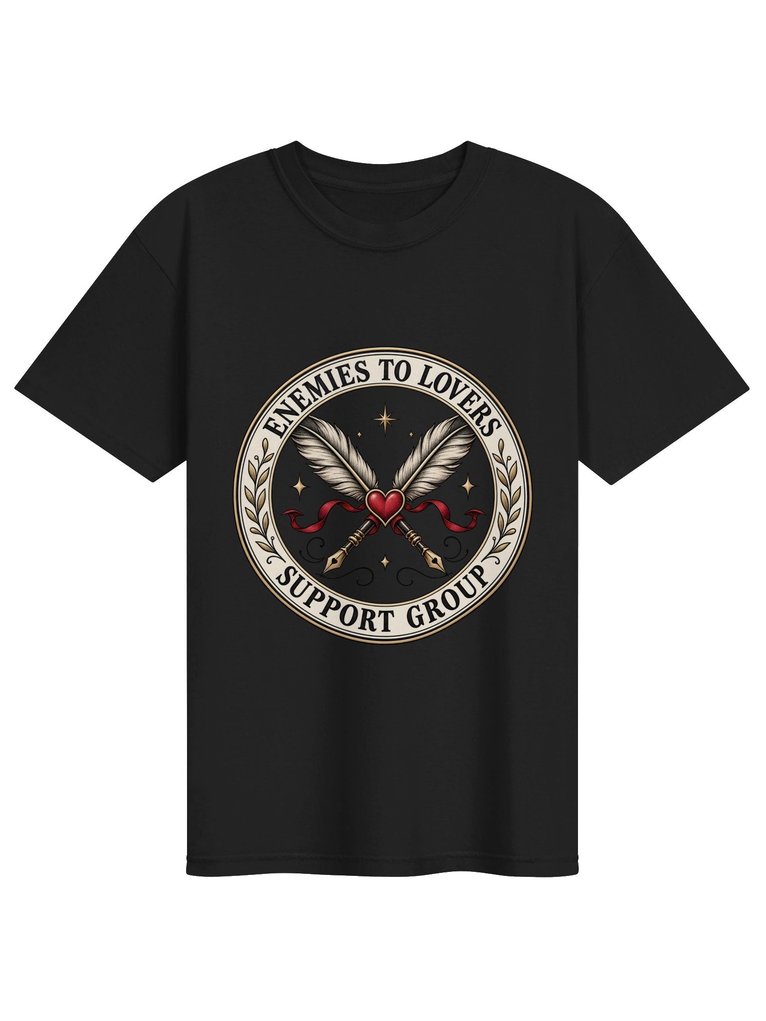 Enemies to Lovers Support Group Vintage Crest Graphic Tee product image (4)