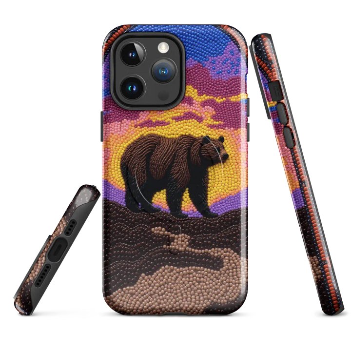 Bear Sunset MagSafe® Tough iPhone® Case product image (4)