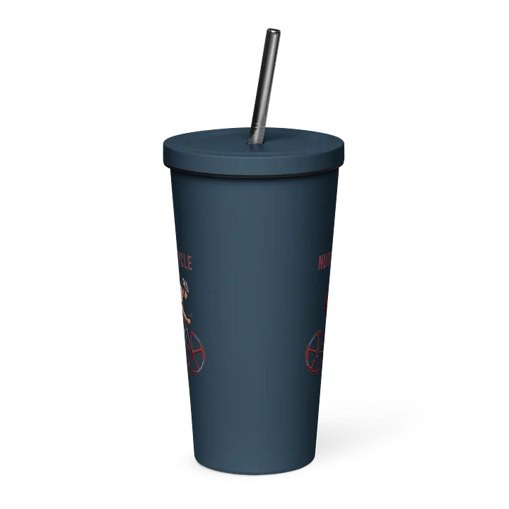 Nurse Athlete Tumbler with Straw | Mens Cycling Edition product image (10)
