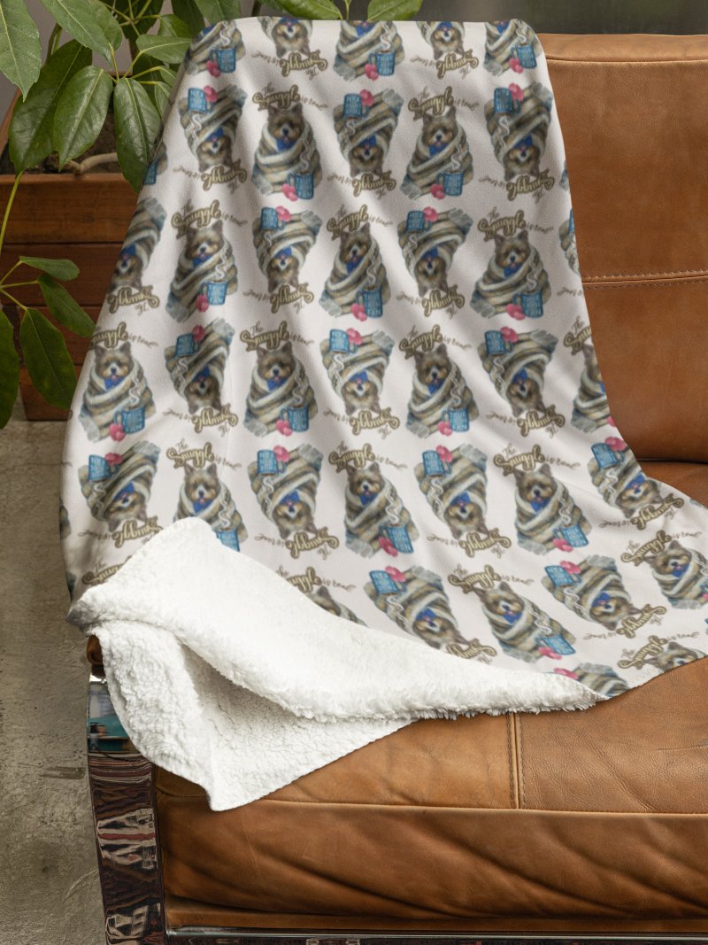 The Snuggle Is Real Cozy True Crime Throw Blanket product image (4)